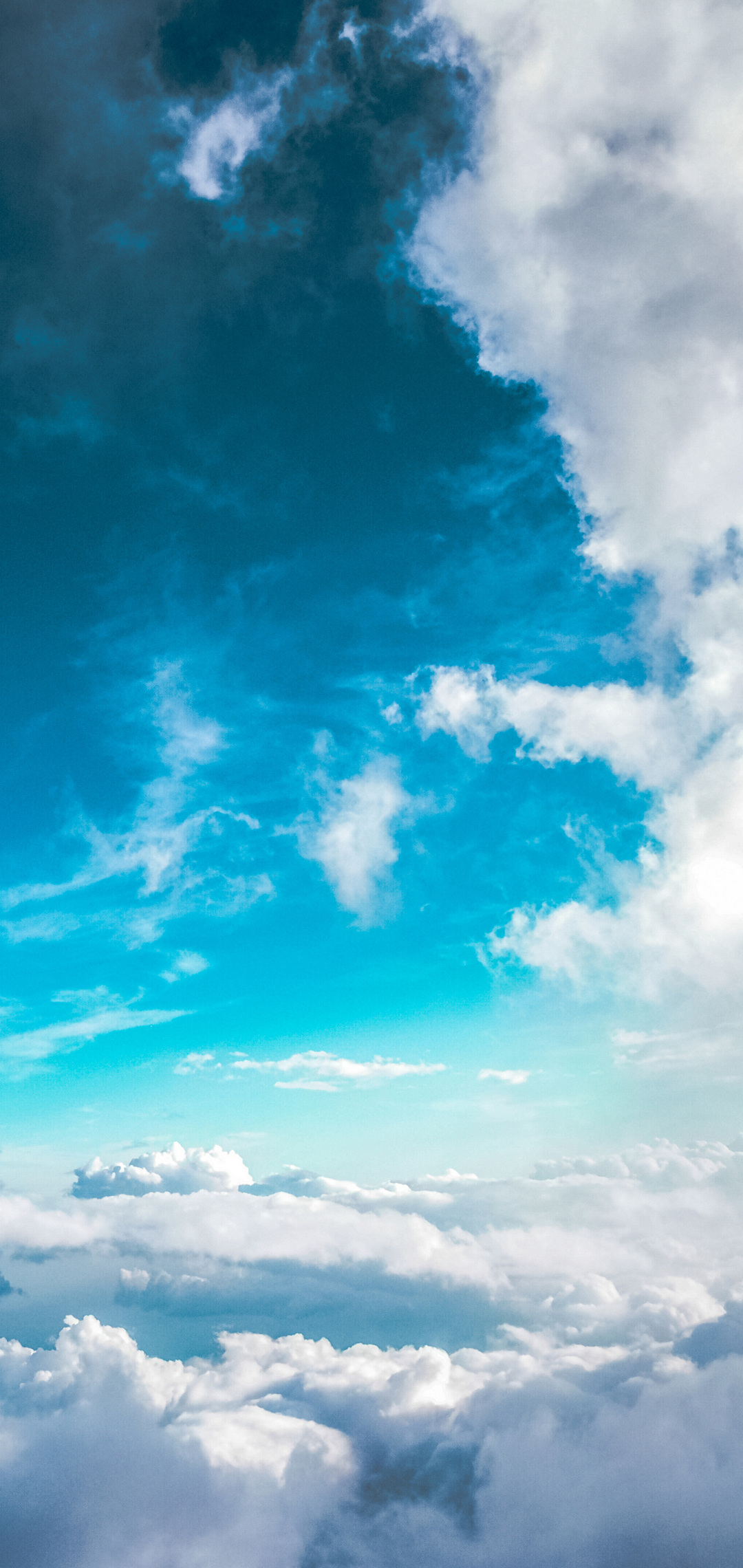 綺麗な水色の空と雲 Arrows M05 Androidスマホ壁紙 待ち受け スマラン