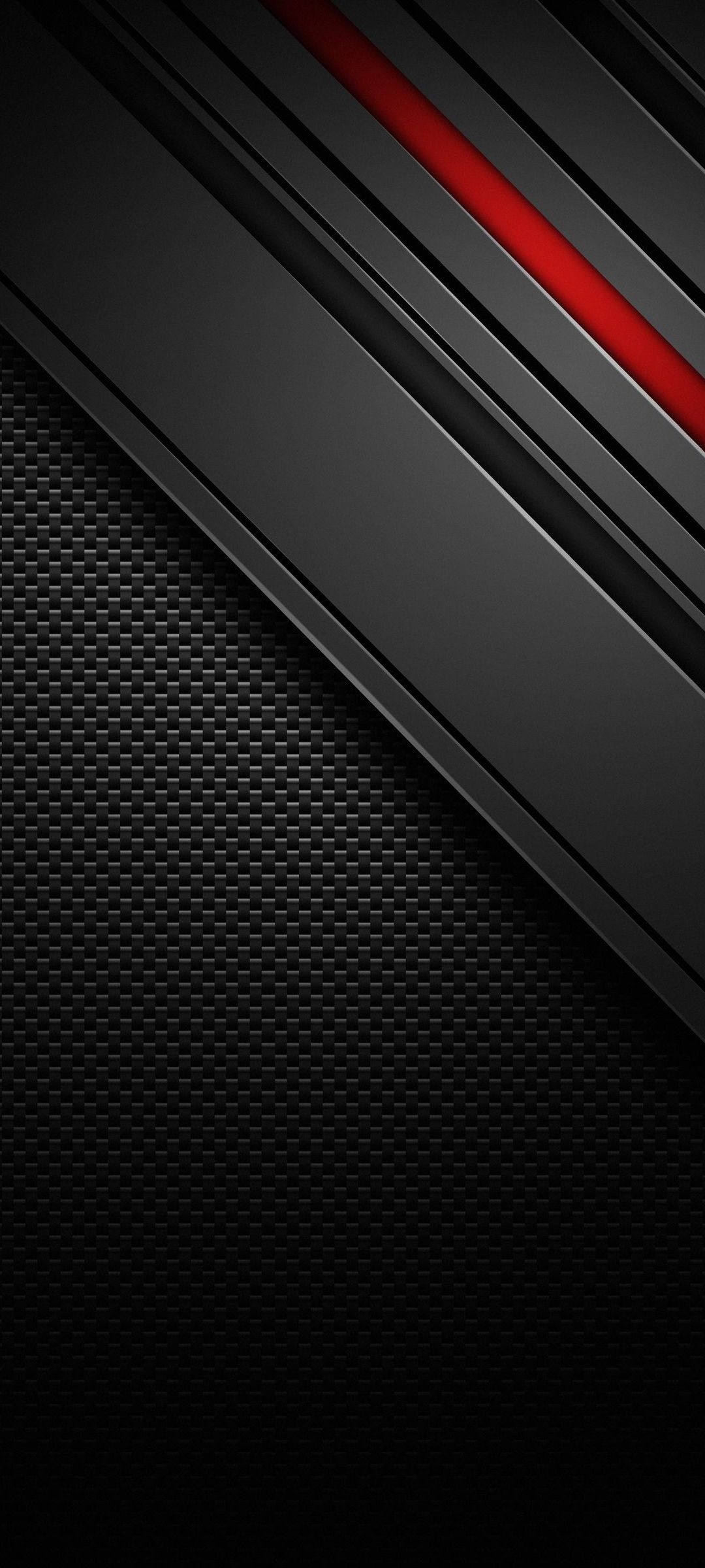 黒と赤の斜線 黒の金属の背景 Oppo Reno5 A Androidスマホ壁紙 待ち受け スマラン