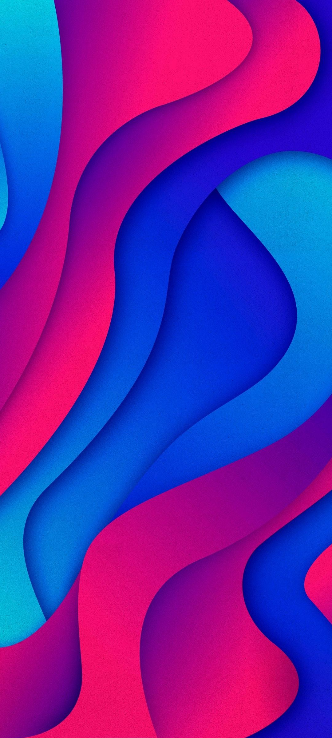 彩度の高い赤 青の幾何学模様 Zenfone 7 Pro Androidスマホ壁紙 待ち受け スマラン