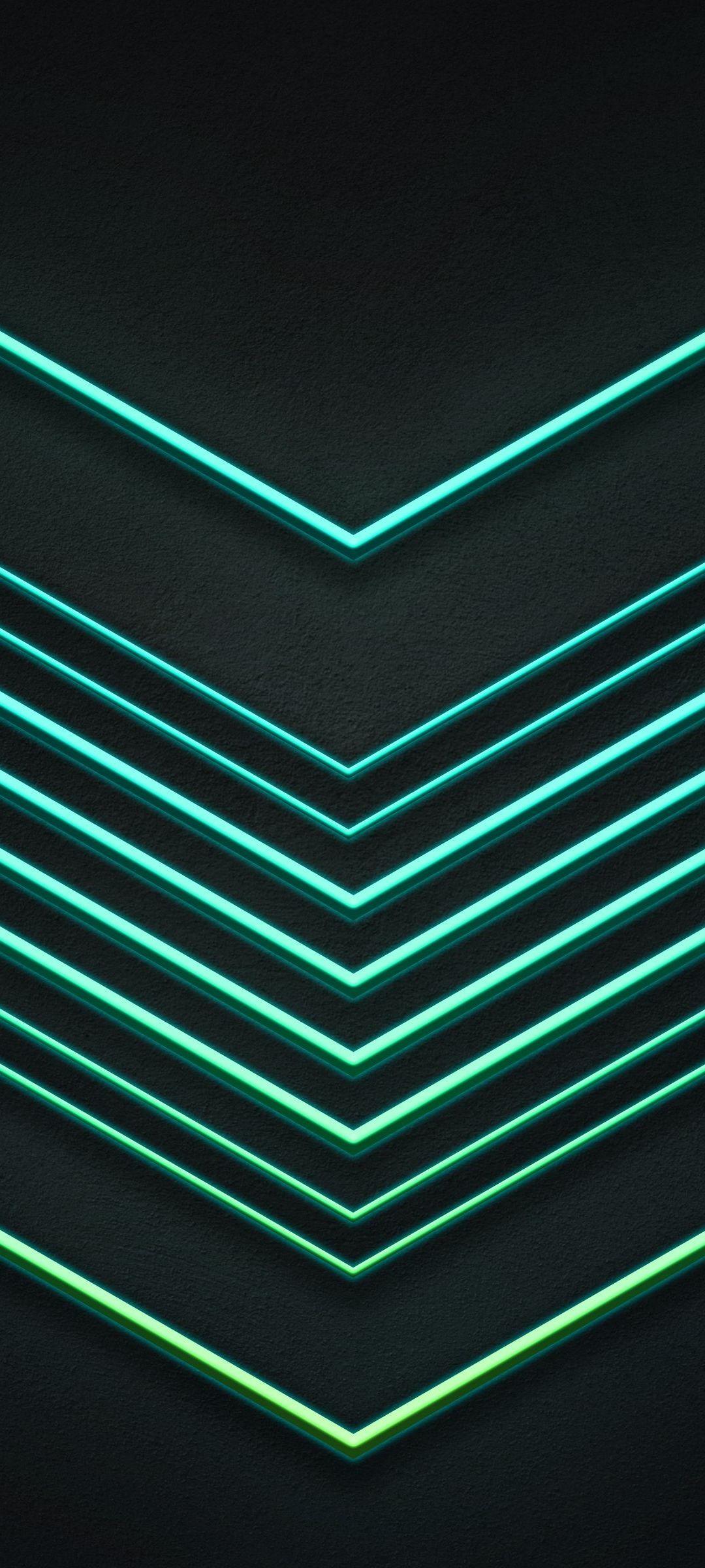 光沢のある緑の矢印 Zenfone 7 Pro Androidスマホ壁紙 待ち受け スマラン