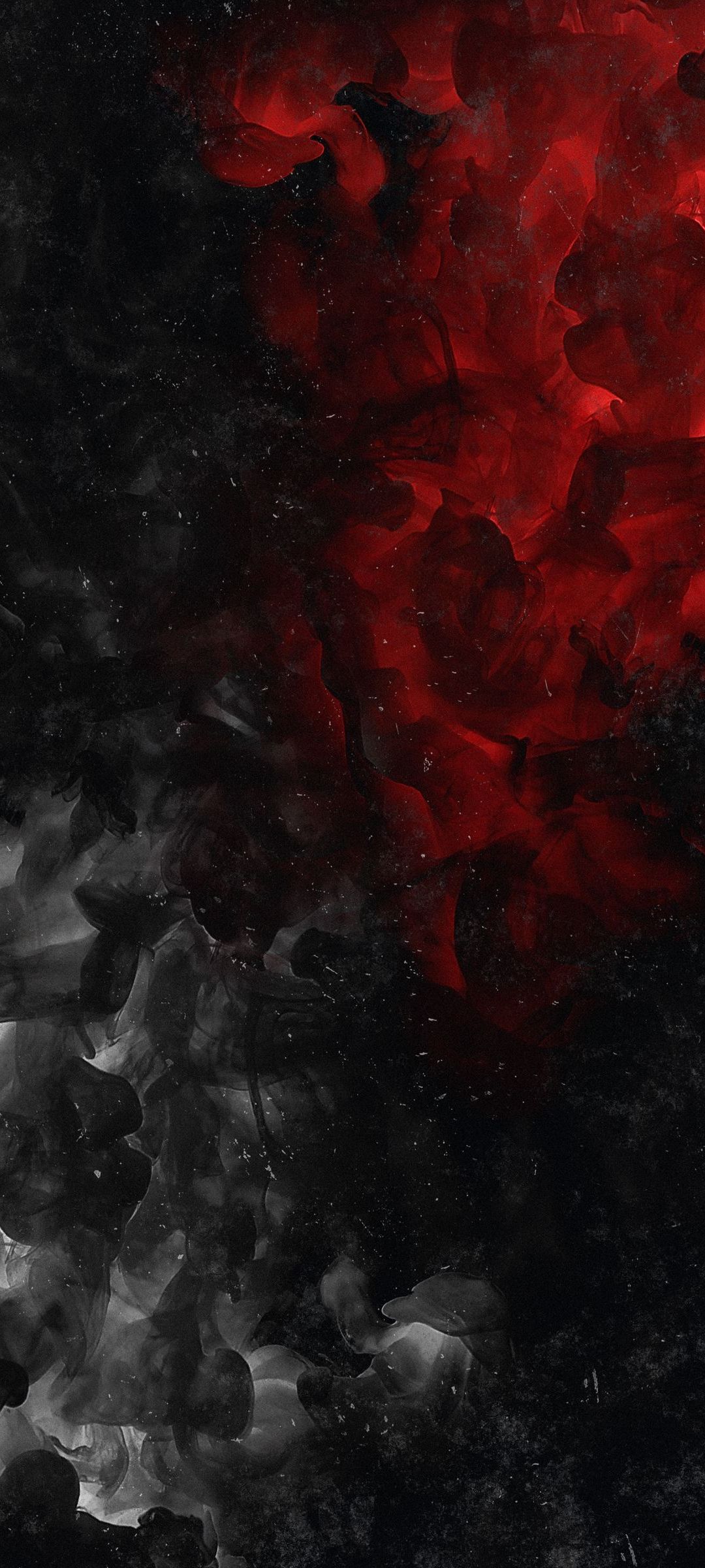 赤 黒の複雑なアブストラクト Galaxy S21 5g 壁紙 待ち受け スマラン