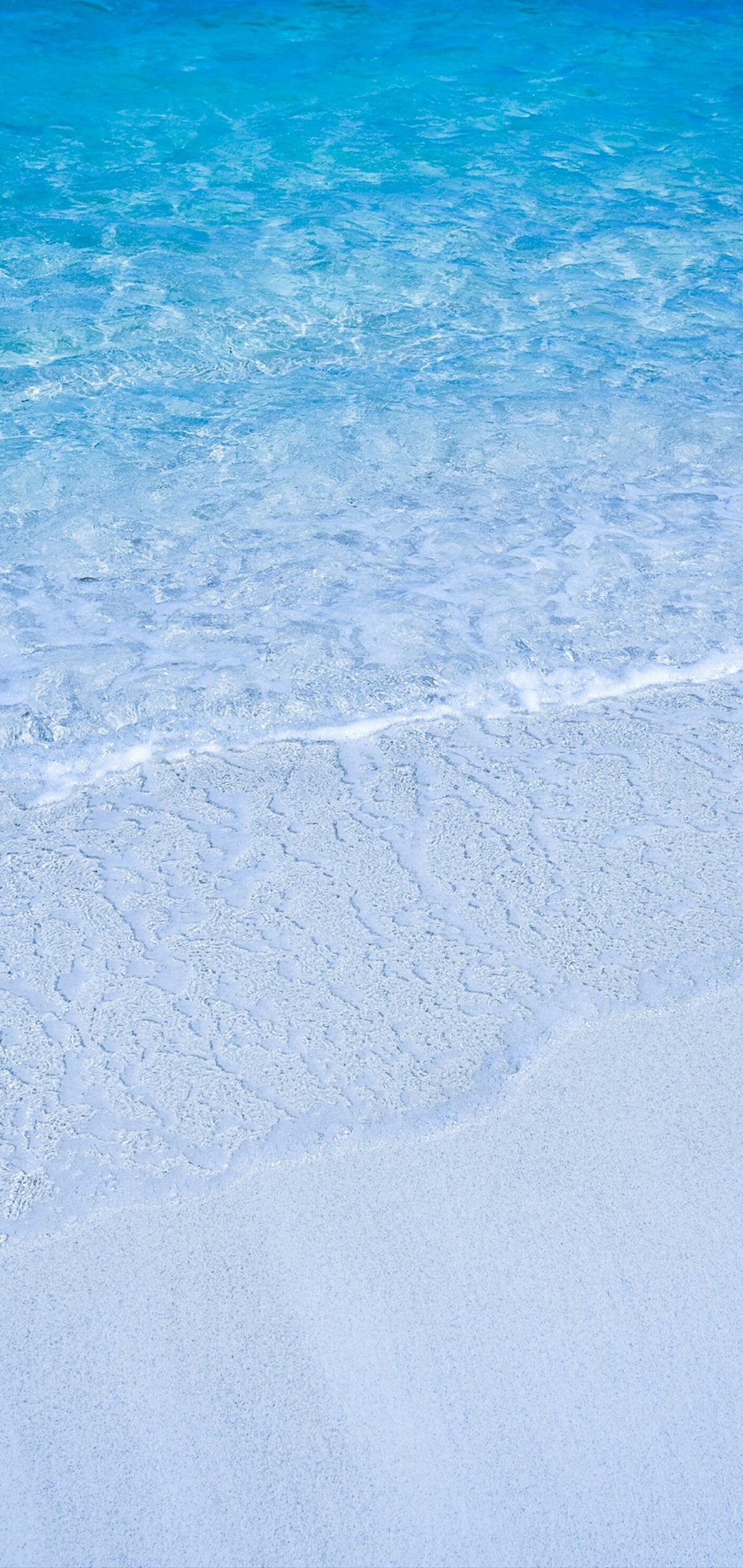 青く澄んだ海 白い砂浜 Aquos R2 Compact 壁紙 待ち受け スマラン