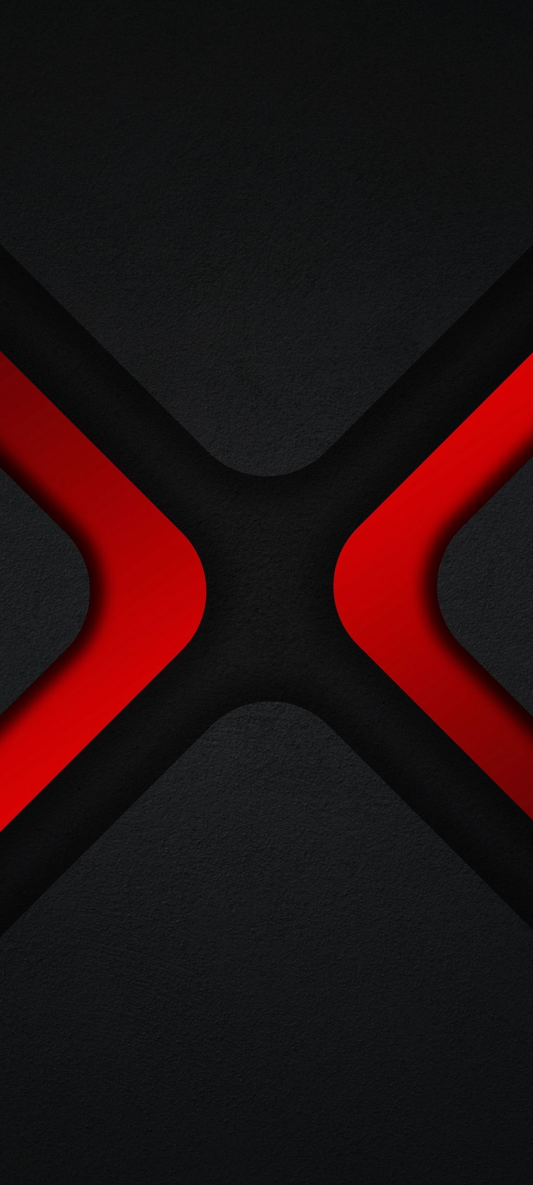 黒 赤 X型 Oppo Reno3 A Androidスマホ壁紙 待ち受け スマラン