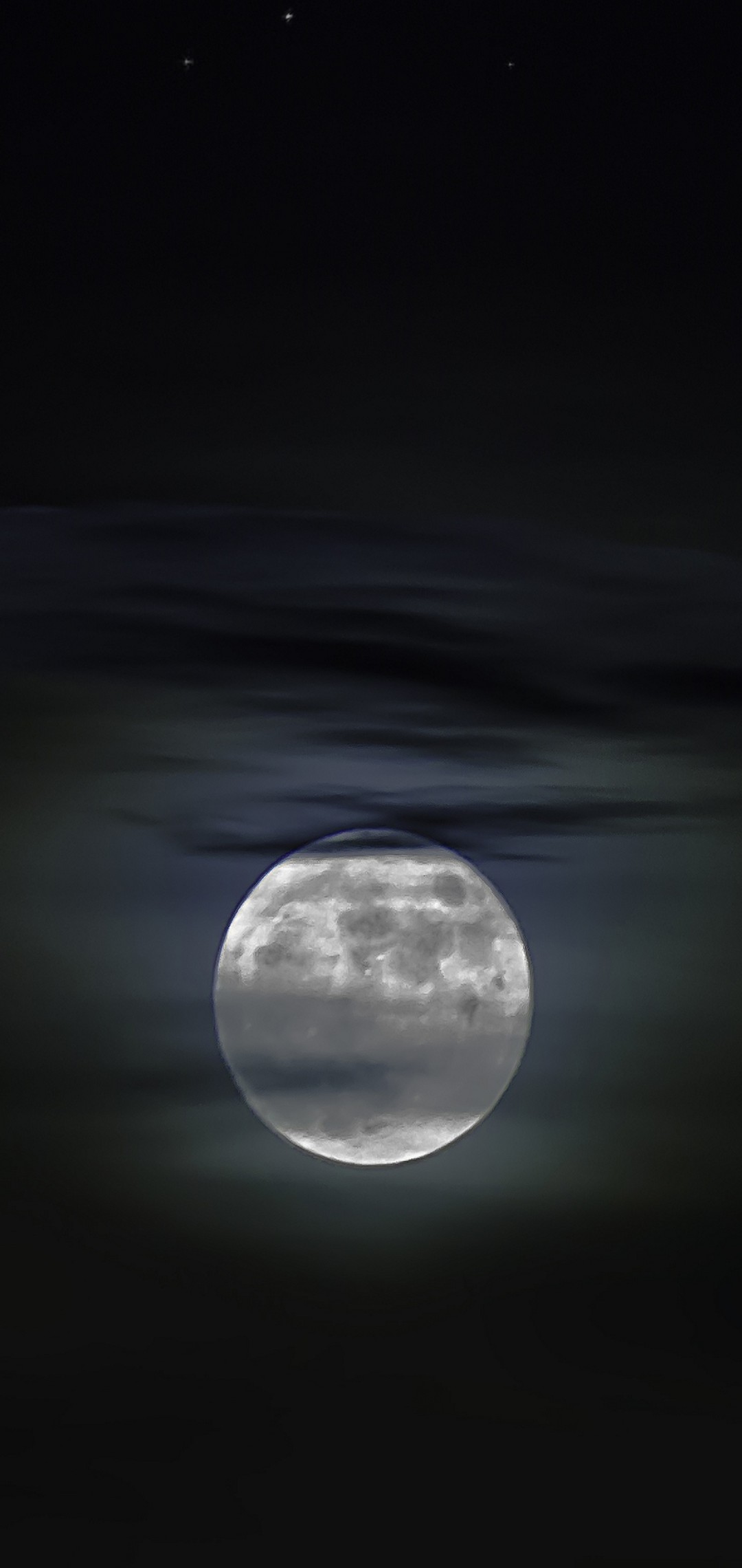 海に映る満月 Oppo R15 Pro Androidスマホ壁紙 待ち受け スマラン