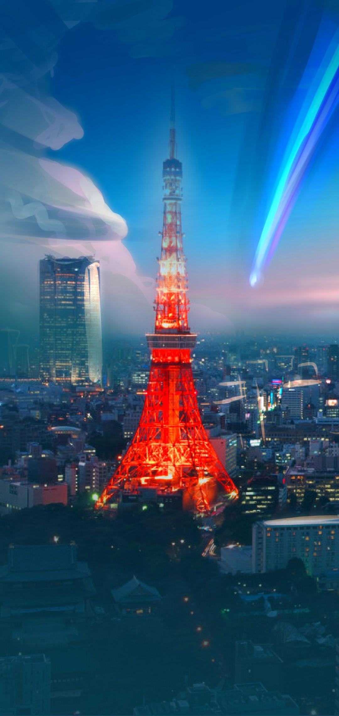 東京タワー 彗星 Aquos Sense4 壁紙 待ち受け Sumaran