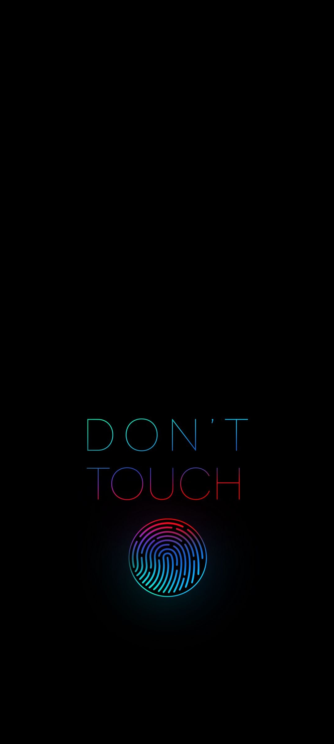Don T Touch 指紋認証 Aquos Sense4 Plus Androidスマホ壁紙 待ち受け スマラン