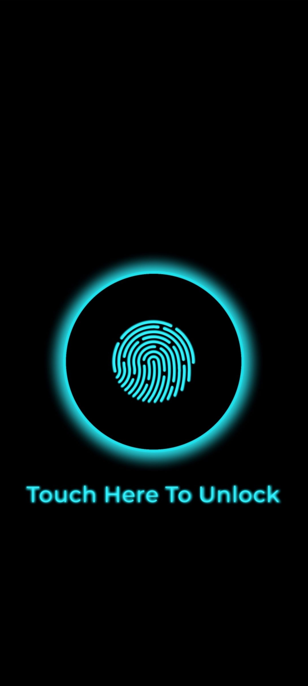 Touch Here To Unlock ロック解除 指紋認証 Oppo Reno3 A 壁紙 待ち受け スマラン