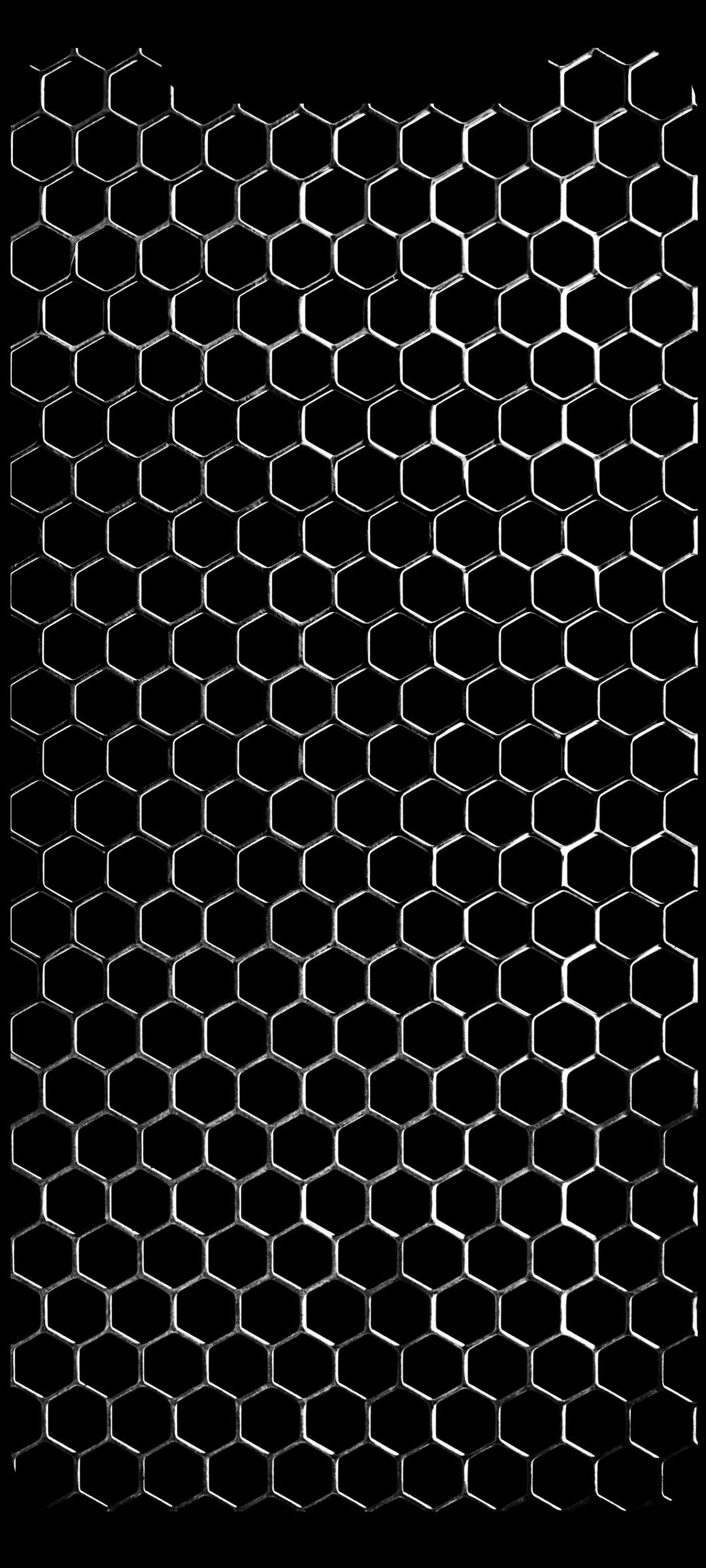 白い六角形の集まり Oppo Reno3 A Androidスマホ壁紙 待ち受け スマラン