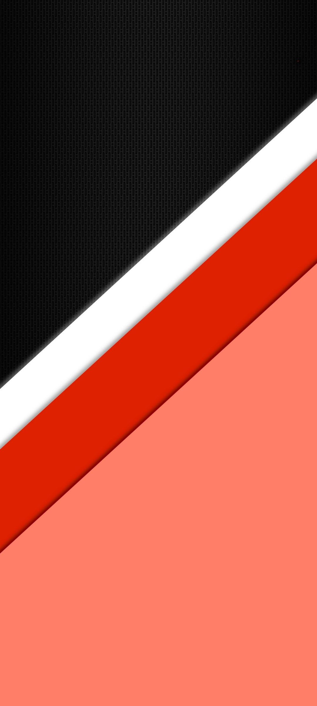 黒 白 赤 ピンクの斜線 Zenfone 7 Pro 壁紙 待ち受け スマラン