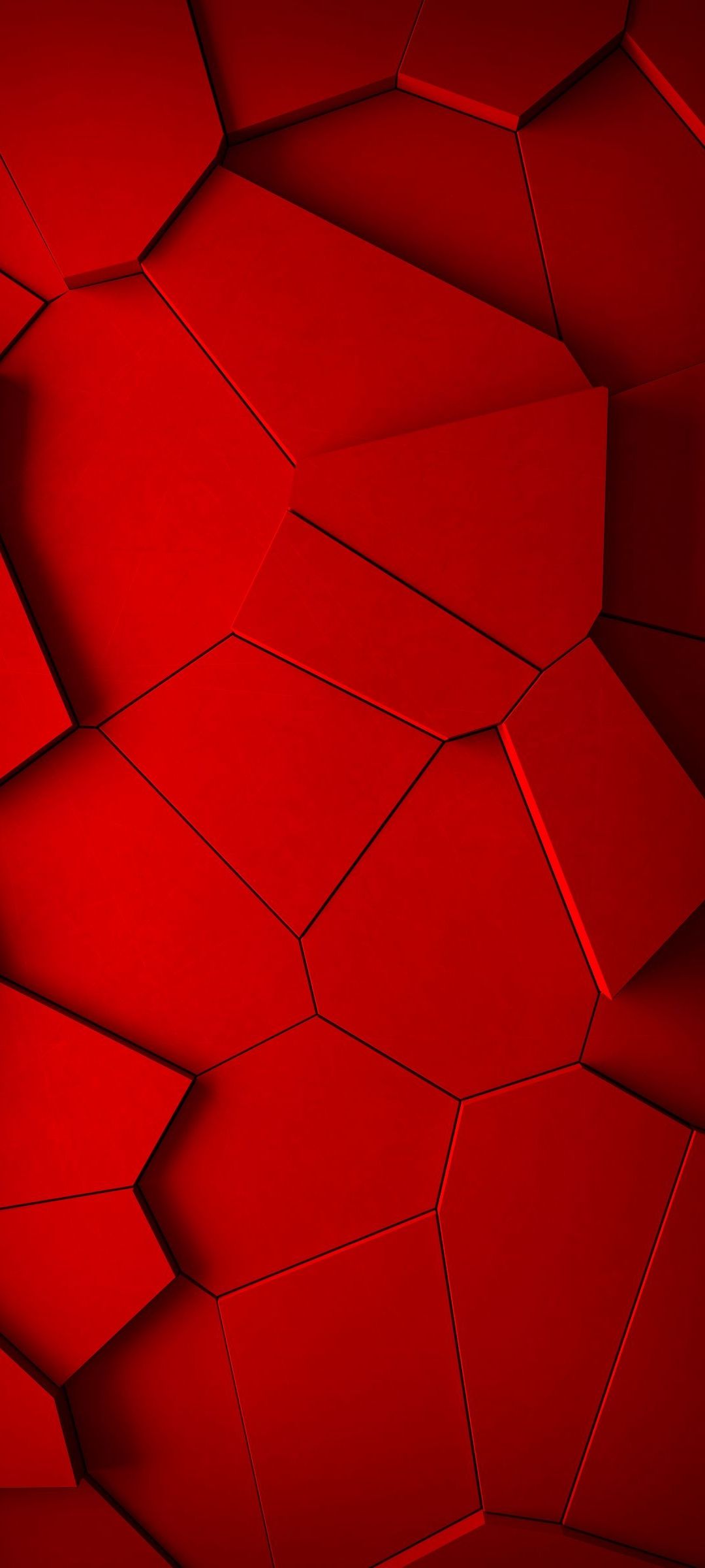 赤いひび割れた地面のようなテクスチャー Oppo Reno5 A Androidスマホ壁紙 待ち受け スマラン