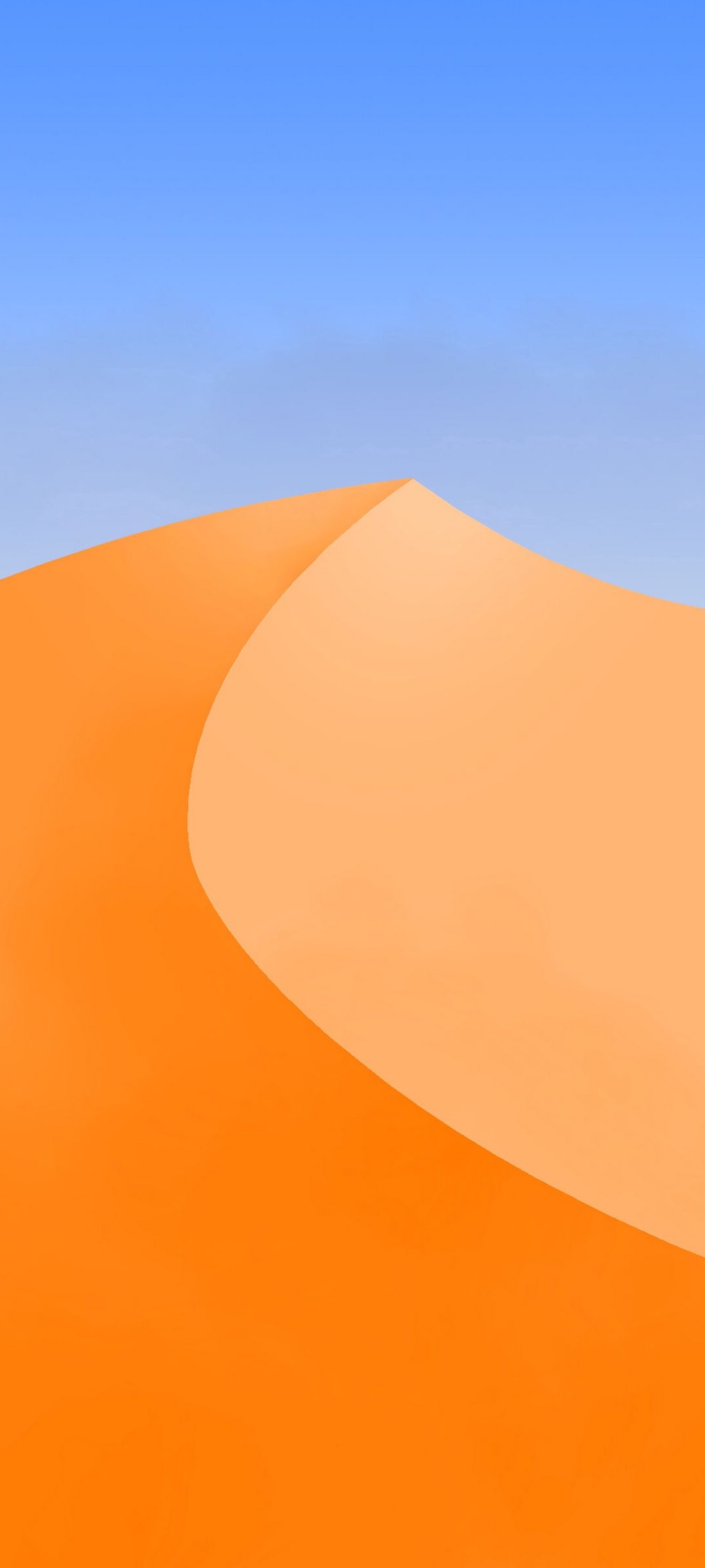 青空と砂漠のイラスト Zenfone 7 Pro Androidスマホ壁紙 待ち受け スマラン