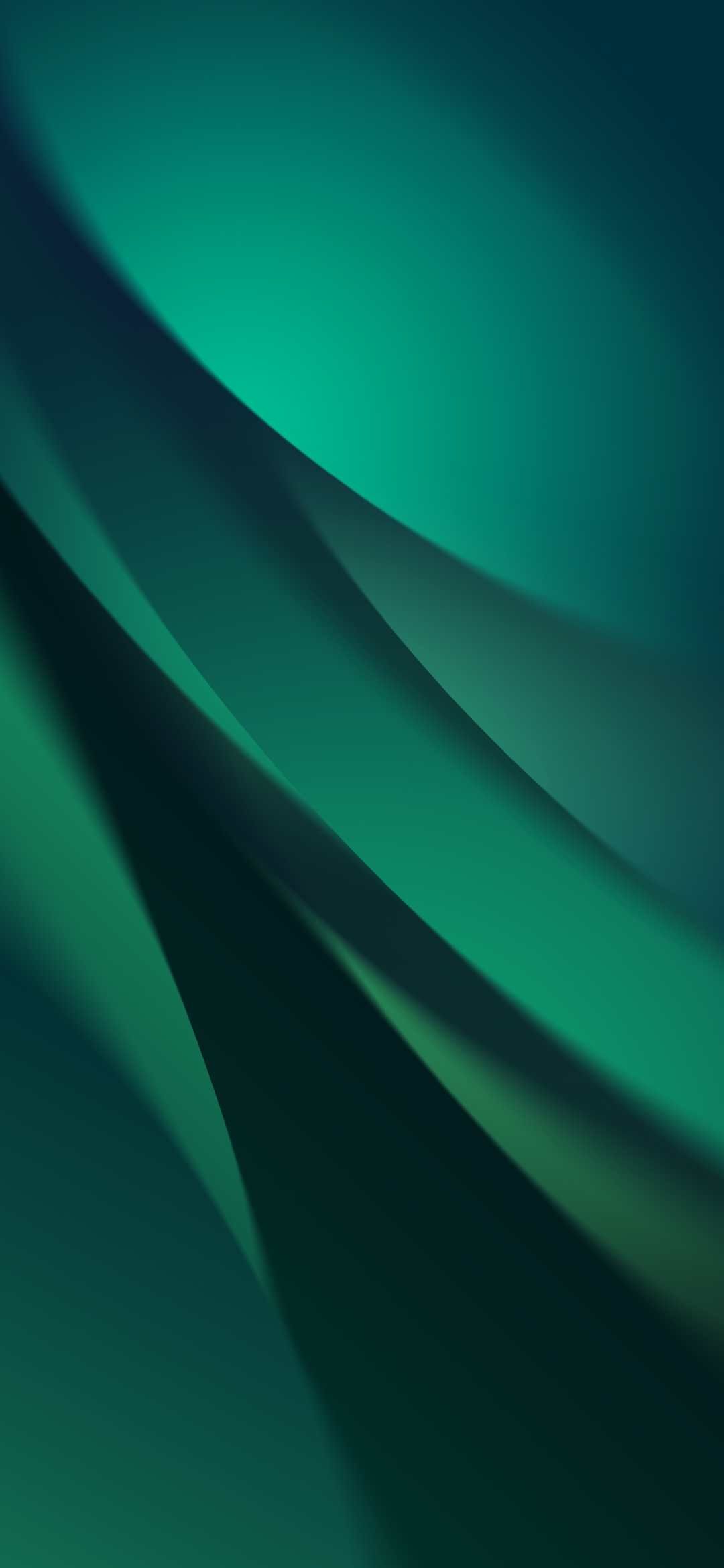 濃淡のある緑のグラデーション Black Shark2 Android 壁紙 待ち受け スマラン