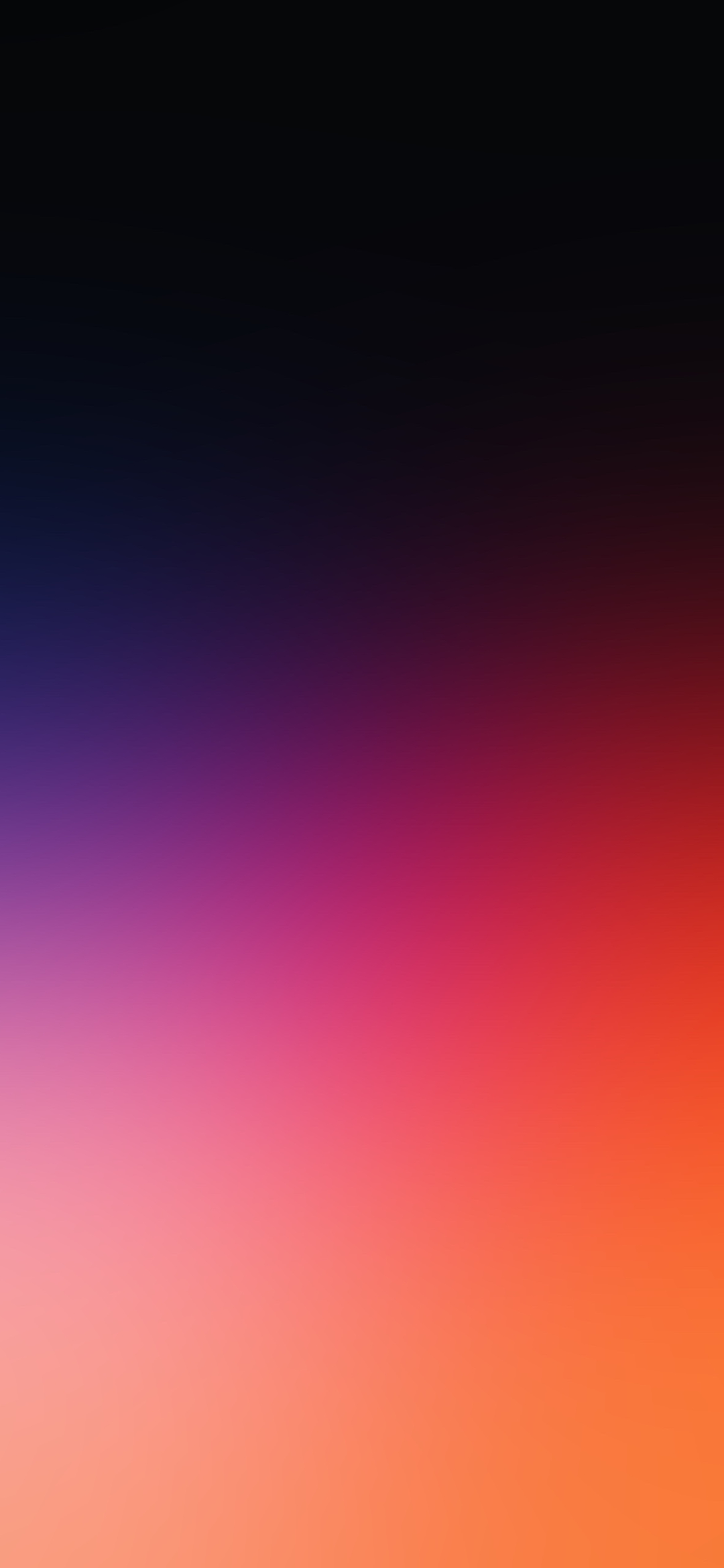 綺麗な紫とオレンジの淡いグラデーション Google Pixel 5 Android スマホ壁紙 待ち受け スマラン