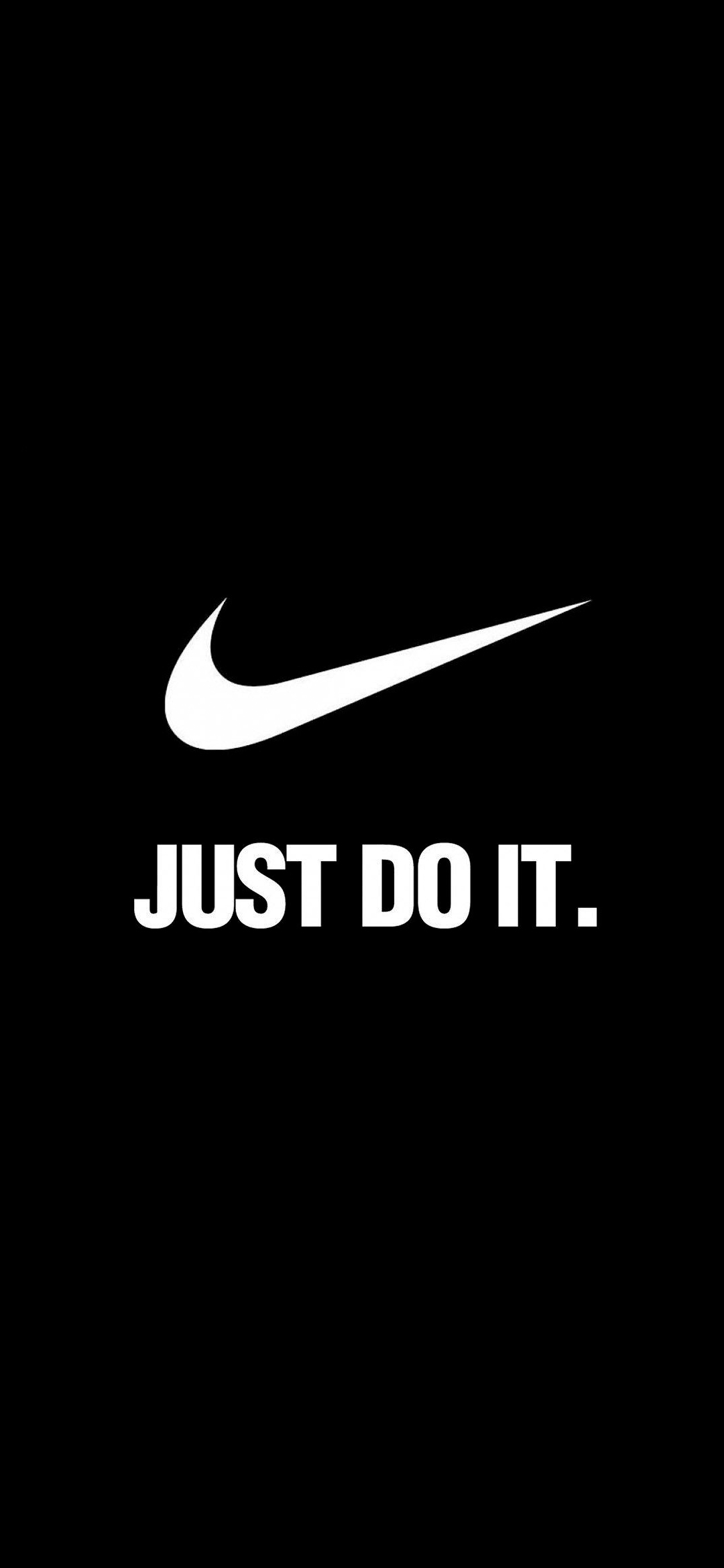 黒の背景 Nike Just Do It Oppo Reno A Android 壁紙 待ち受け スマラン