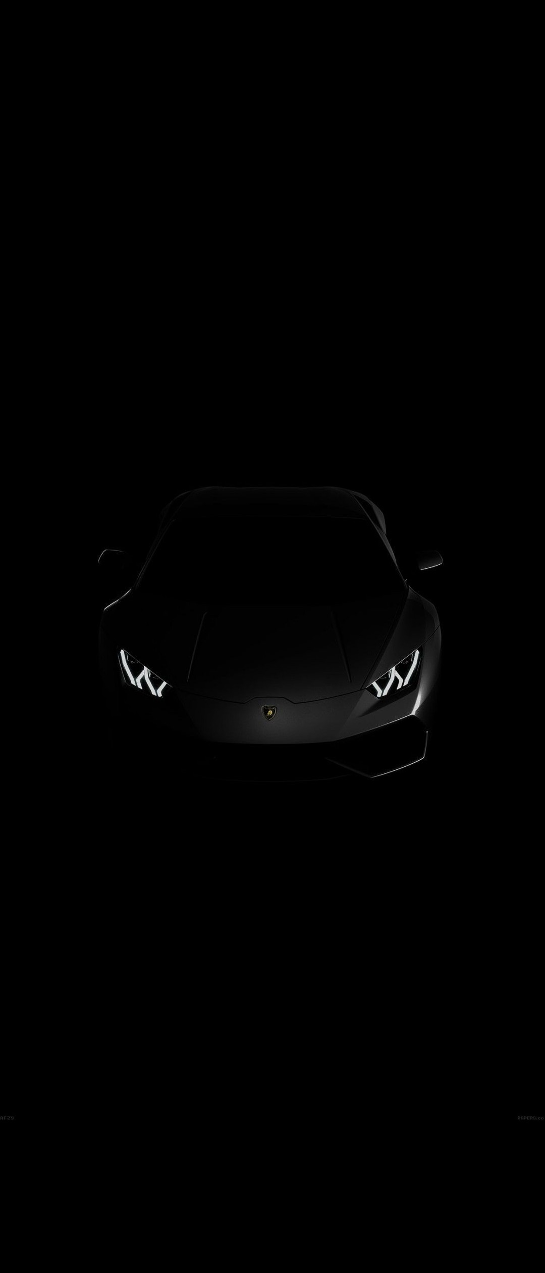 かっこいい黒いスポーツカー 車 Xperia 8 Lite Androidスマホ壁紙 待ち受け スマラン
