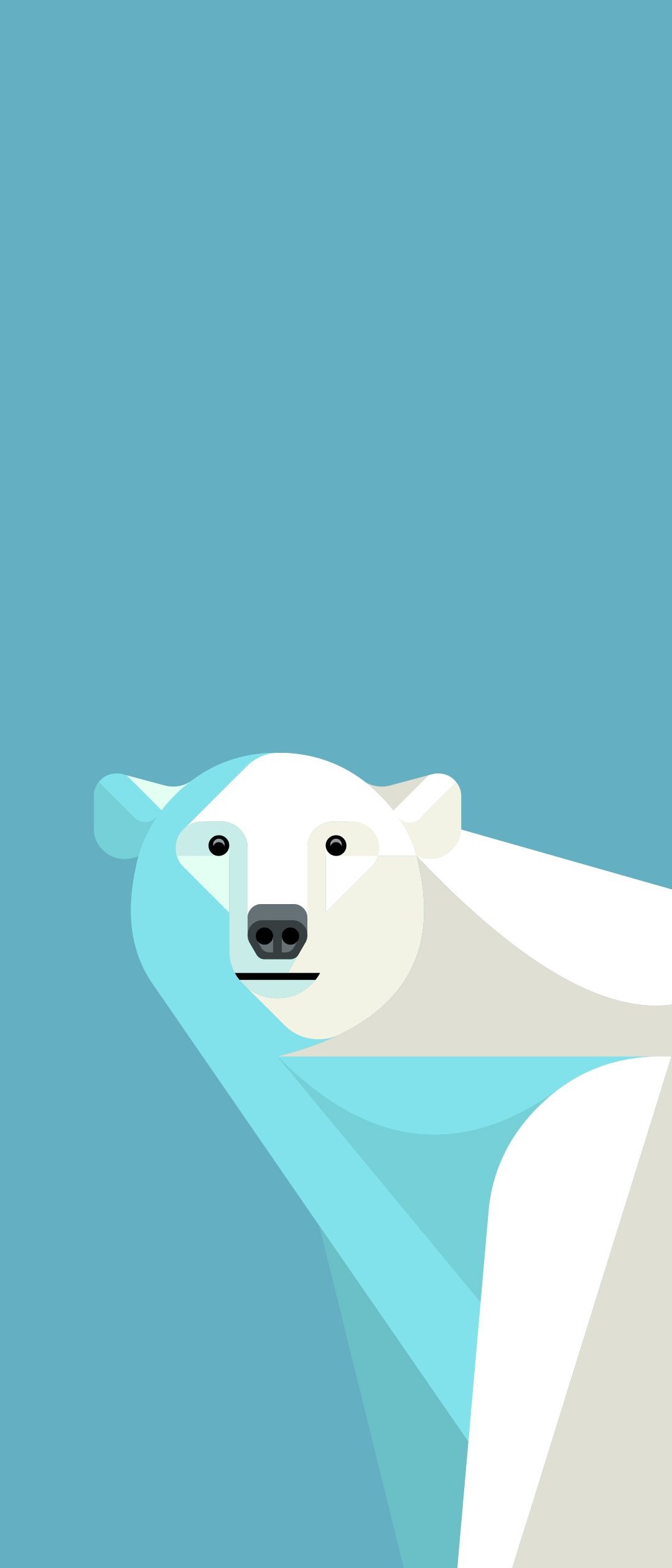 白熊のイラスト Xperia 8 Androidスマホ壁紙 待ち受け スマラン