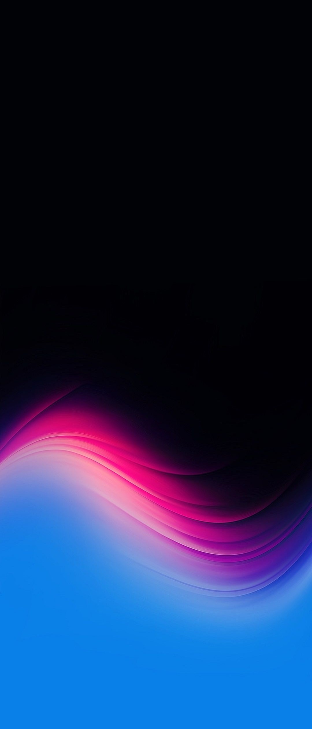 黒の背景 ピンク 青のグラデーション Xperia 10 Ii Androidスマホ壁紙 待ち受け スマラン
