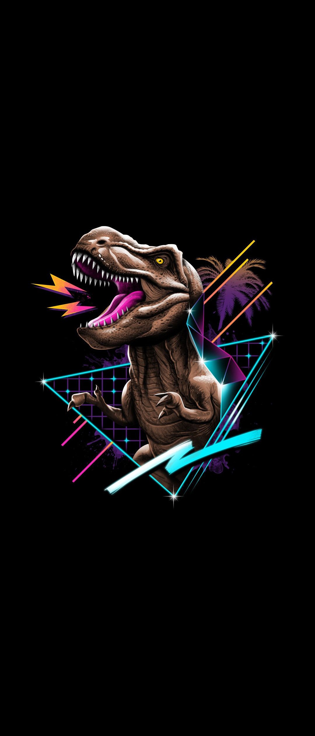 ティラノサウルス 恐竜 Xperia 8 Androidスマホ壁紙 待ち受け スマラン