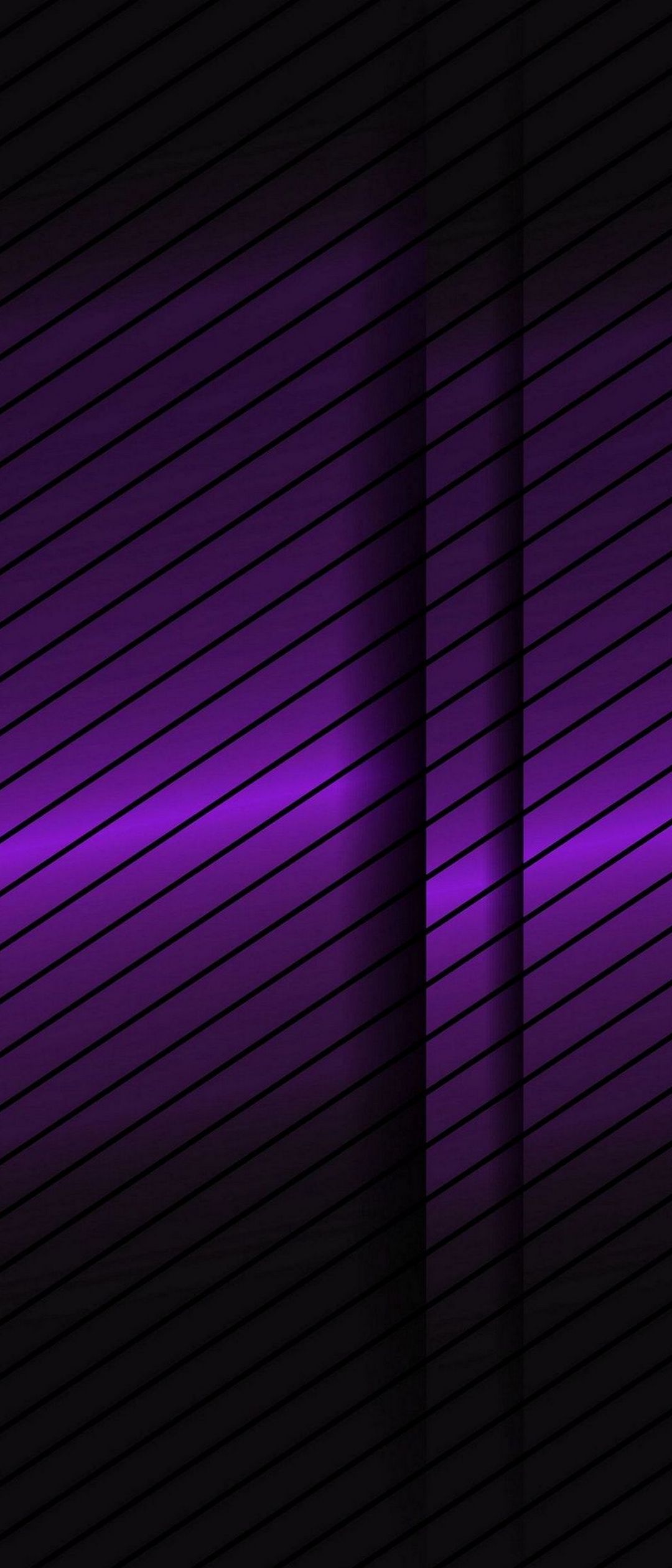 紫と黒のボーダー 段差 Xperia 10 Ii 壁紙 待ち受け Sumaran