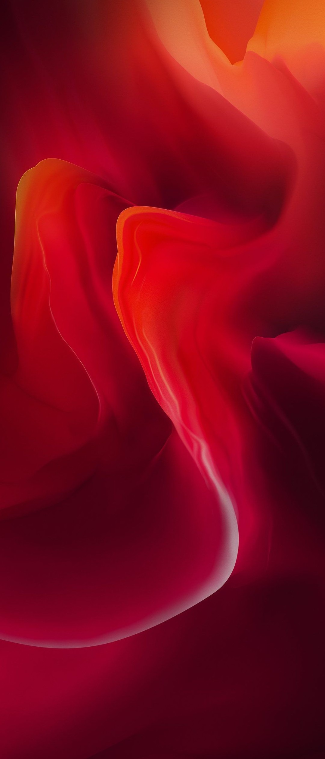 綺麗な赤い煙のようなテクスチャー Xperia 5 Androidスマホ壁紙 待ち受け スマラン