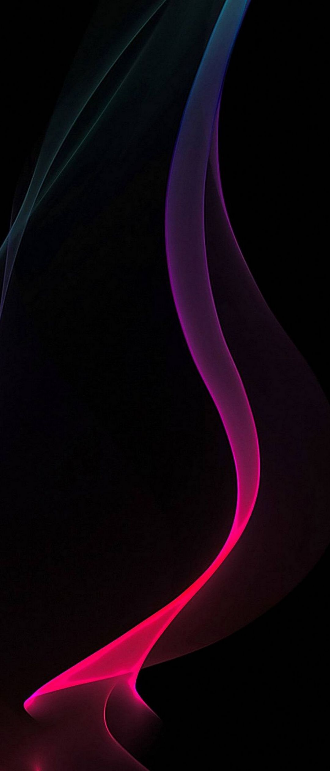 紫とピンクのグラデーションの帯 Xperia 8 壁紙 待ち受け スマラン