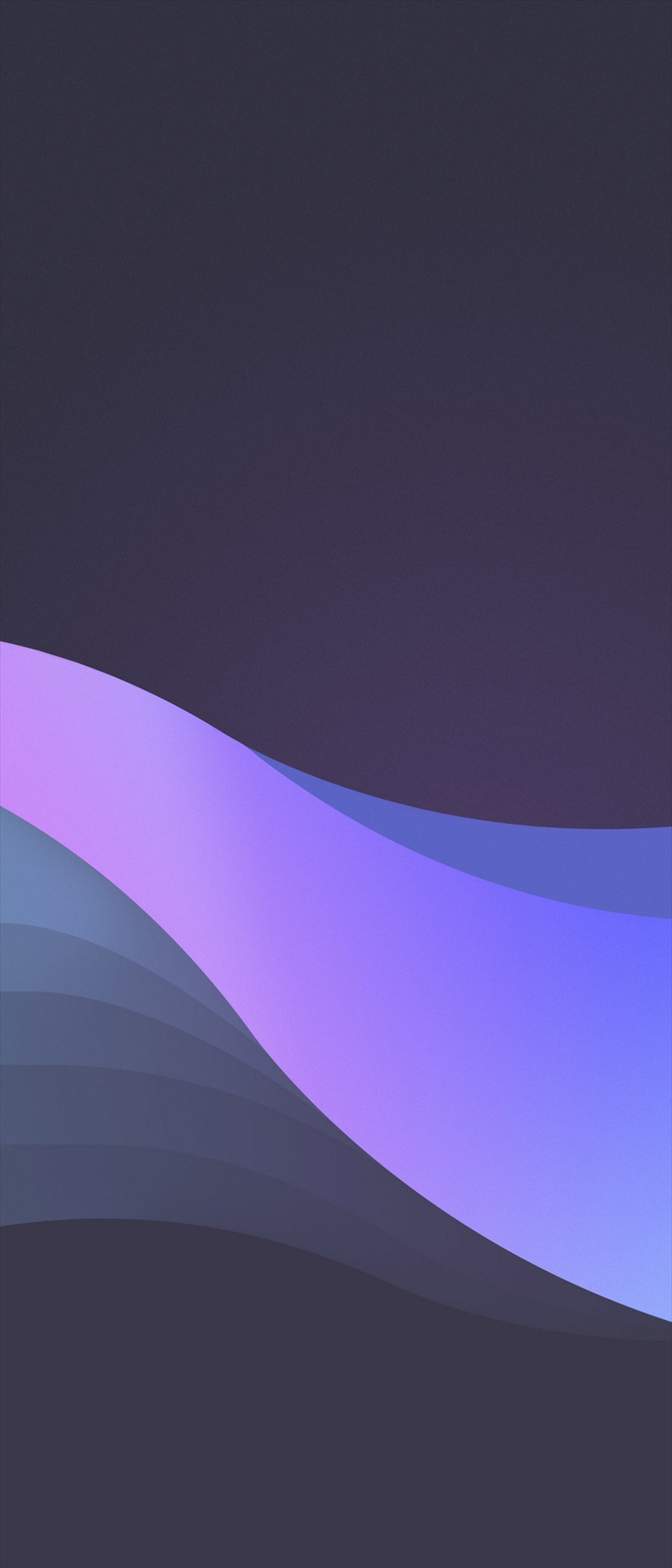 濃い紫の背景 淡い紫の帯 Xperia 8 Lite Androidスマホ壁紙 待ち受け スマラン