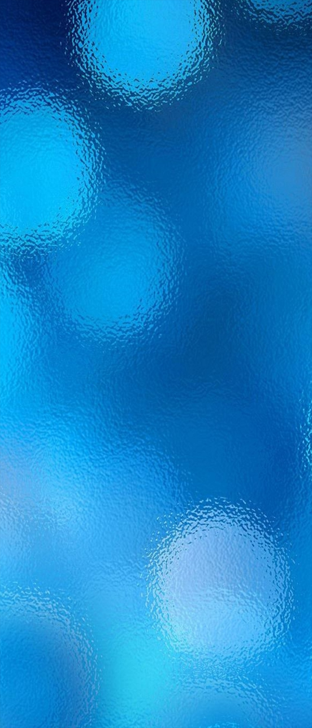 向こうが透けている青いガラス Xperia 8 Androidスマホ壁紙 待ち受け スマラン