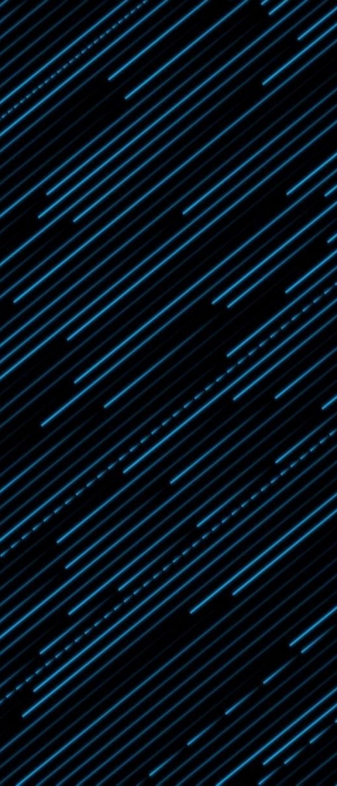無数の青い流れ星 Xperia 10 Ii Androidスマホ壁紙 待ち受け スマラン