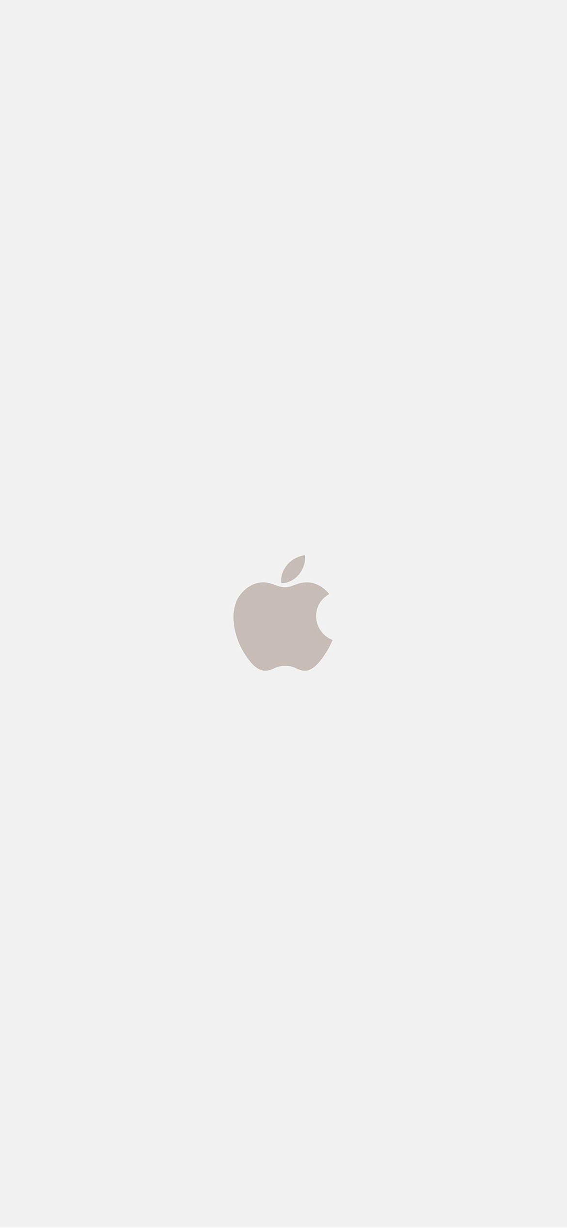 ミニマル 白いアップルのロゴ Iphone 12 Pro スマホ壁紙 待ち受け スマラン