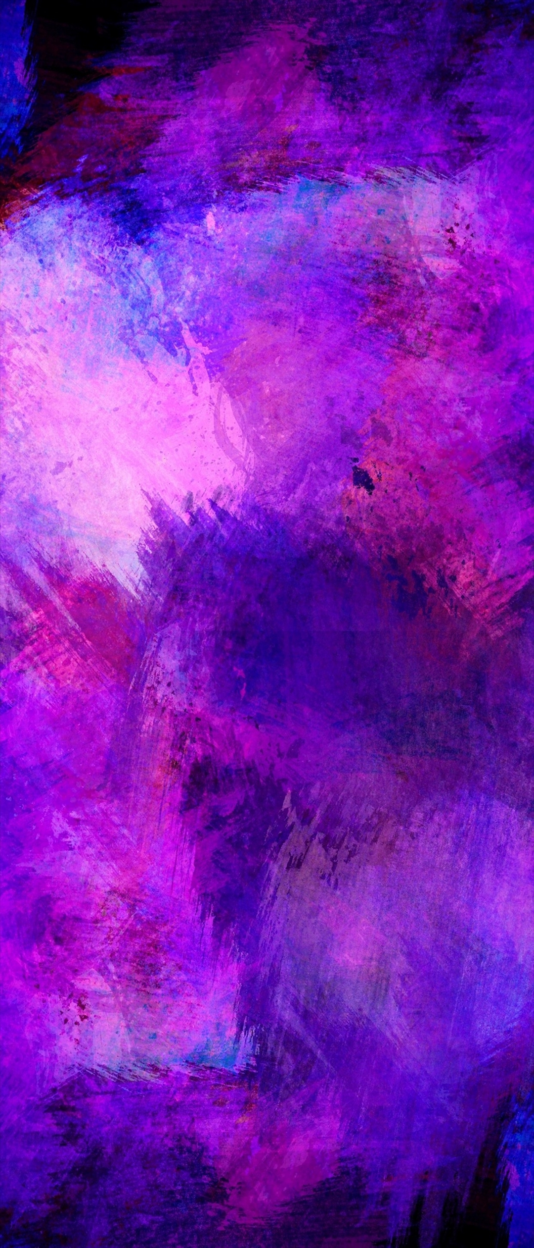 紫のベタ塗り Xperia 5 Androidスマホ壁紙 待ち受け スマラン