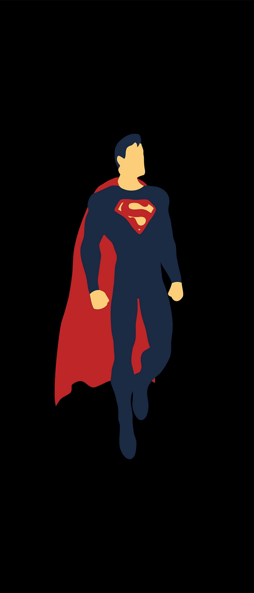 スーパーマン イラスト Xperia 8 Lite Androidスマホ壁紙 待ち受け スマラン