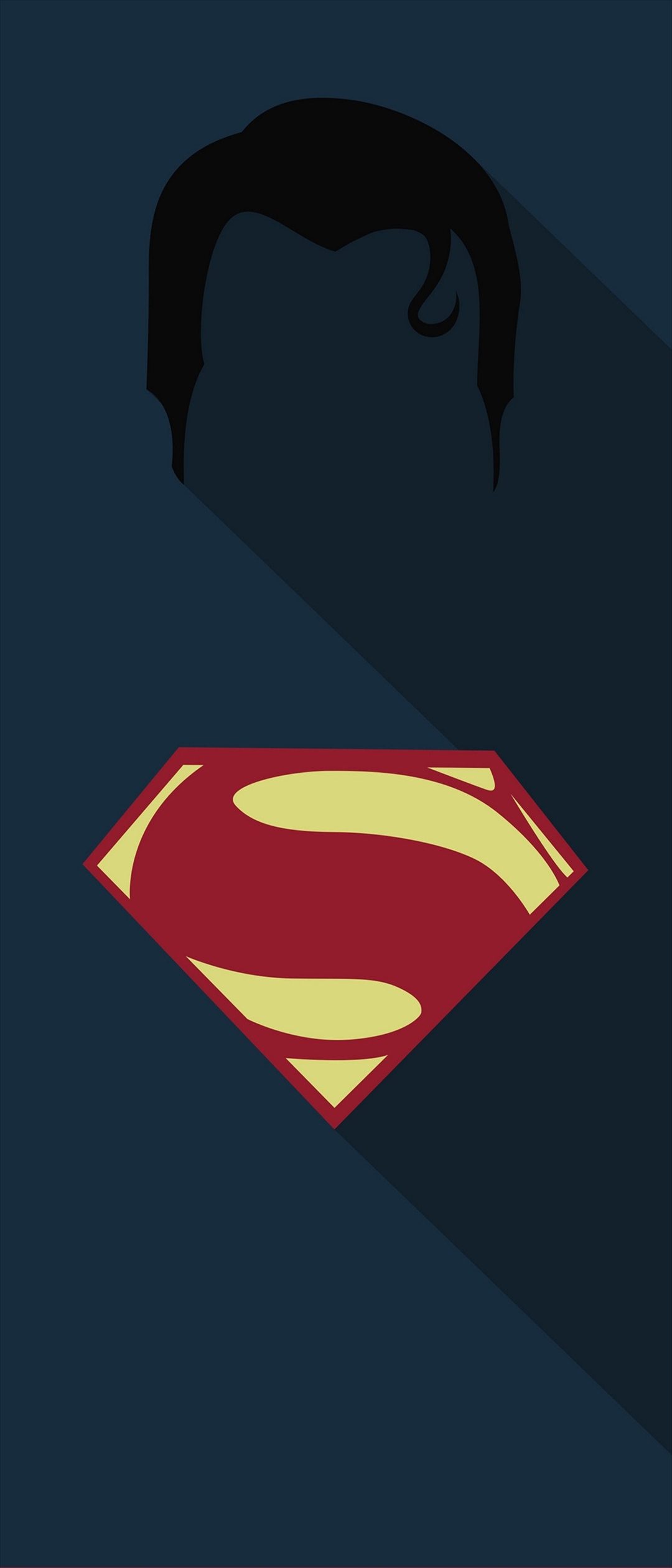 スーパーマン エンブレム Xperia 8 Androidスマホ壁紙 待ち受け スマラン