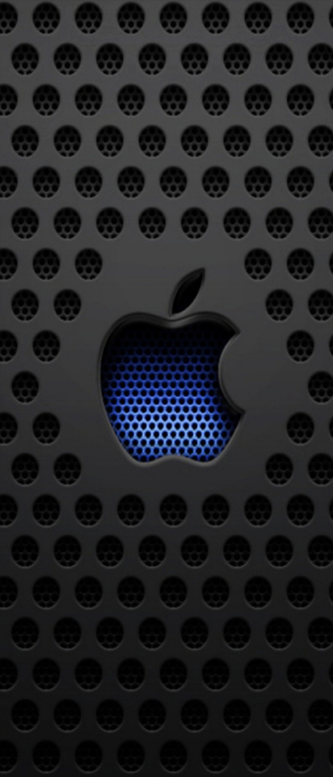 穴の開いた黒い板 青い林檎 Xperia 10 Iii Androidスマホ壁紙 待ち受け スマラン