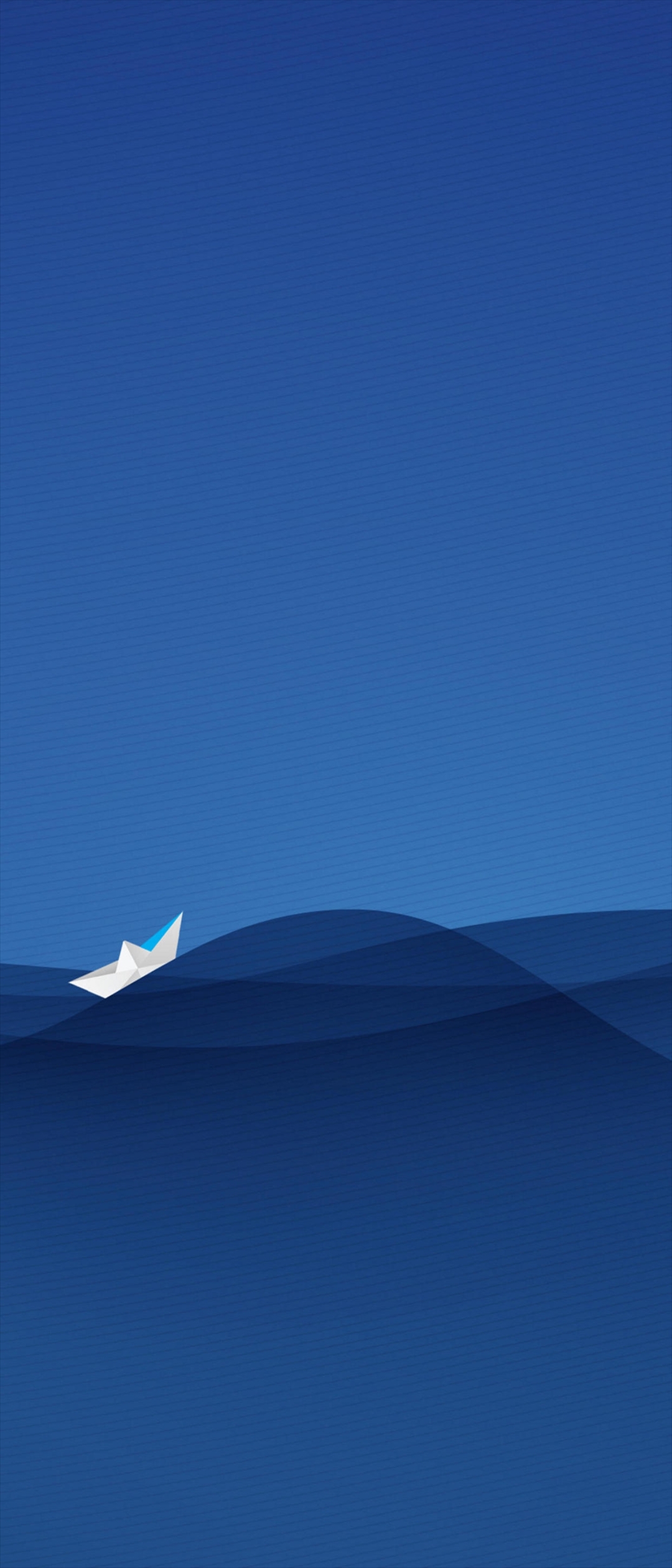 海と紙の船 Xperia 5 Androidスマホ壁紙 待ち受け スマラン