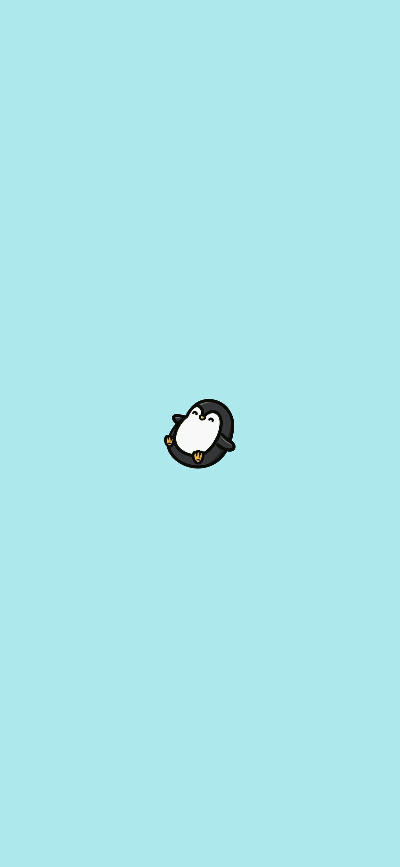 可愛いペンギンのイラスト Iphone 12 Pro Max スマホ壁紙 待ち受け スマラン