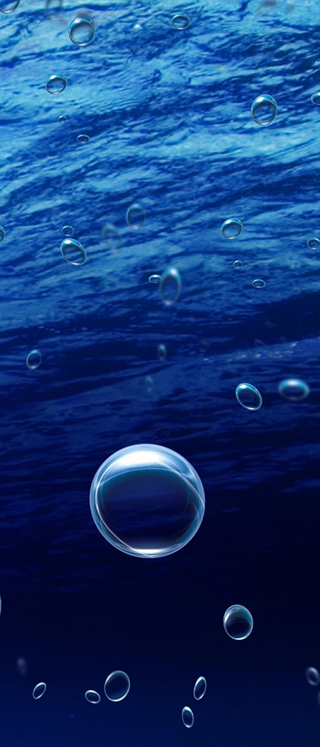 海の中 水泡 Xperia 8 Lite Androidスマホ壁紙 待ち受け スマラン