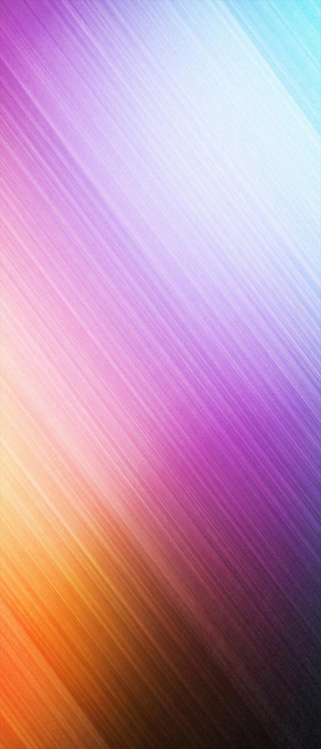 光沢のある水色 紫 オレンジのグラデーション Xperia 8 Androidスマホ壁紙 待ち受け スマラン