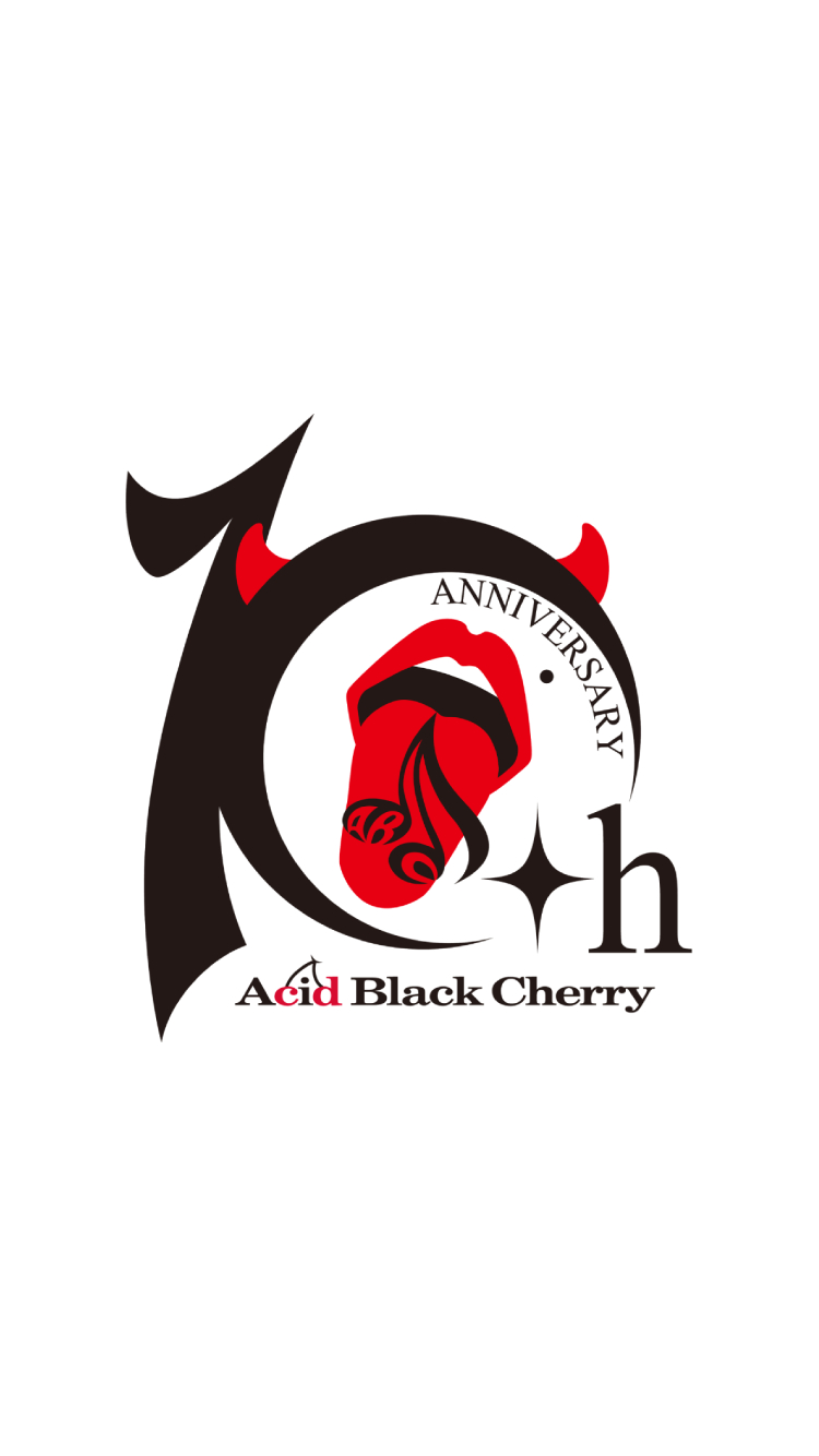 Acid Black Cherry 10周年ロゴ Iphone 8 壁紙 待ち受け スマラン