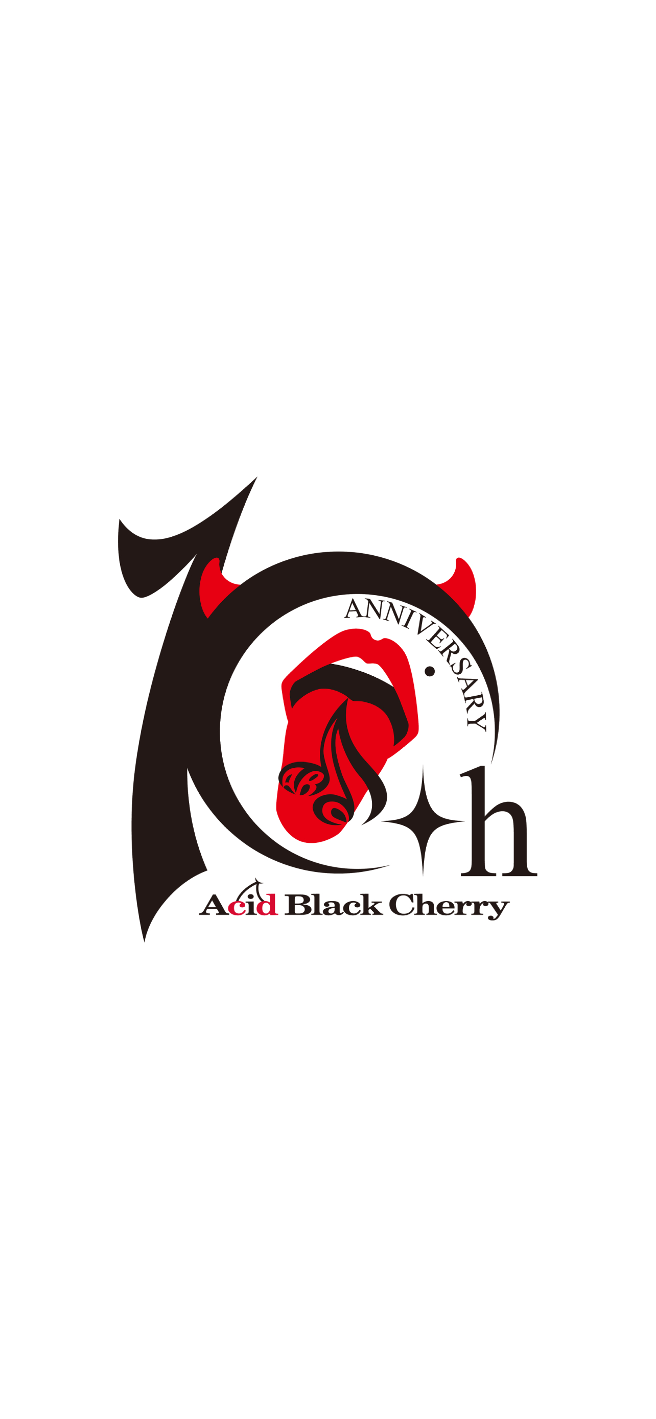 Acid Black Cherry 10周年ロゴ Iphone 12 Pro Max 壁紙 待ち受け スマラン