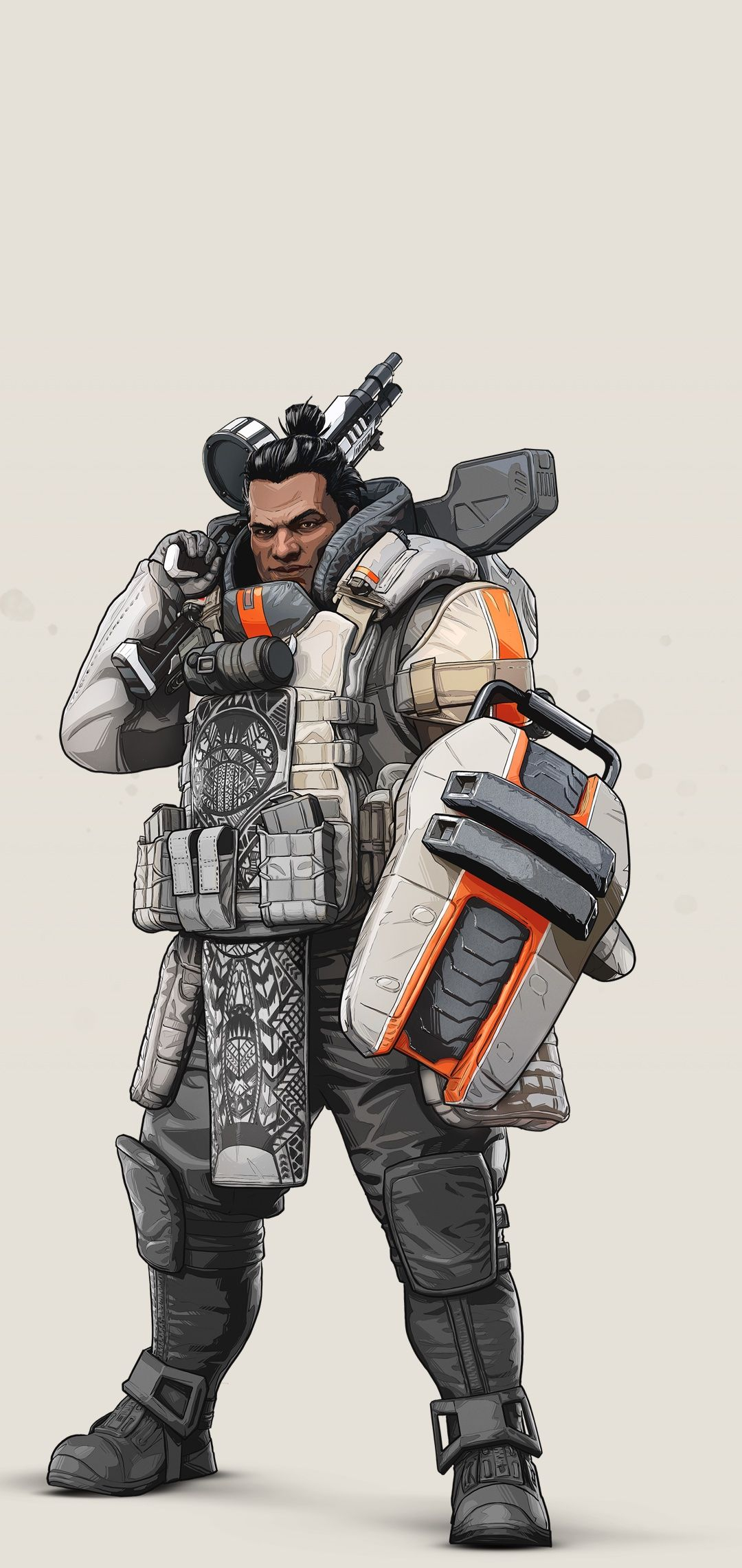 Apex Legends かっこいいジブラルタル Zenfone Max Pro M2 壁紙 待ち受け スマラン