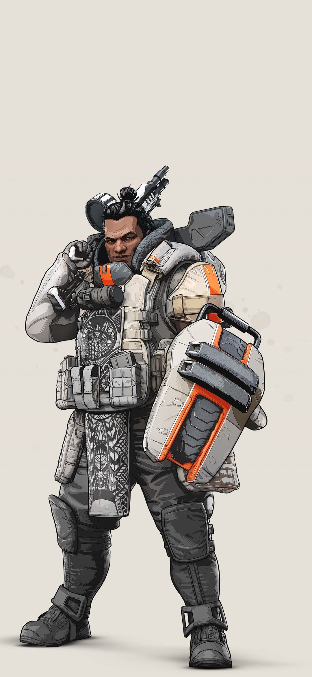 Apex Legends かっこいいジブラルタル Aquos Zero2 壁紙 待ち受け スマラン