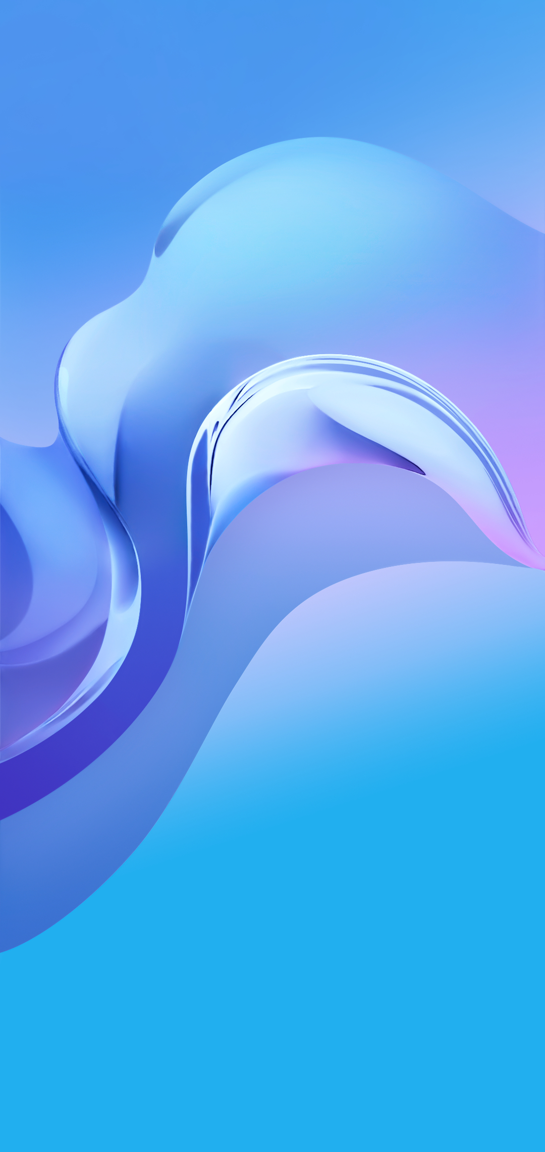 綺麗な青 紫のグラデーションのテクスチャー Android One S8 壁紙 待ち受け スマラン