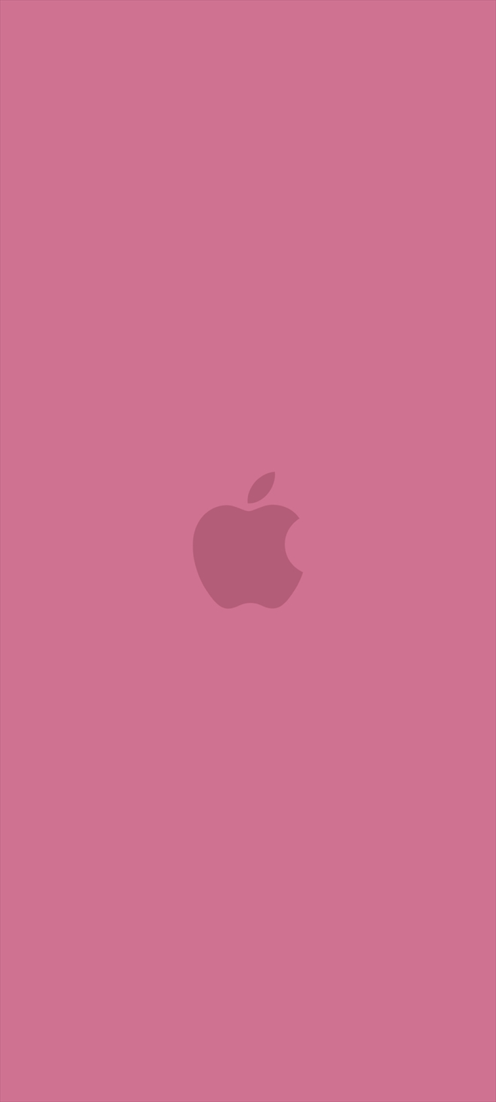 可愛いピンク 2色 アップルのロゴ Moto G30 スマホ壁紙 待ち受け スマラン