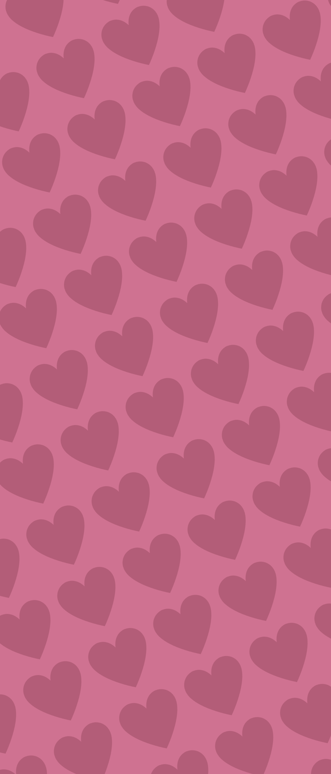 可愛いピンク 2色 ハートのロゴ Xperia 10 Iii 壁紙 待ち受け スマラン