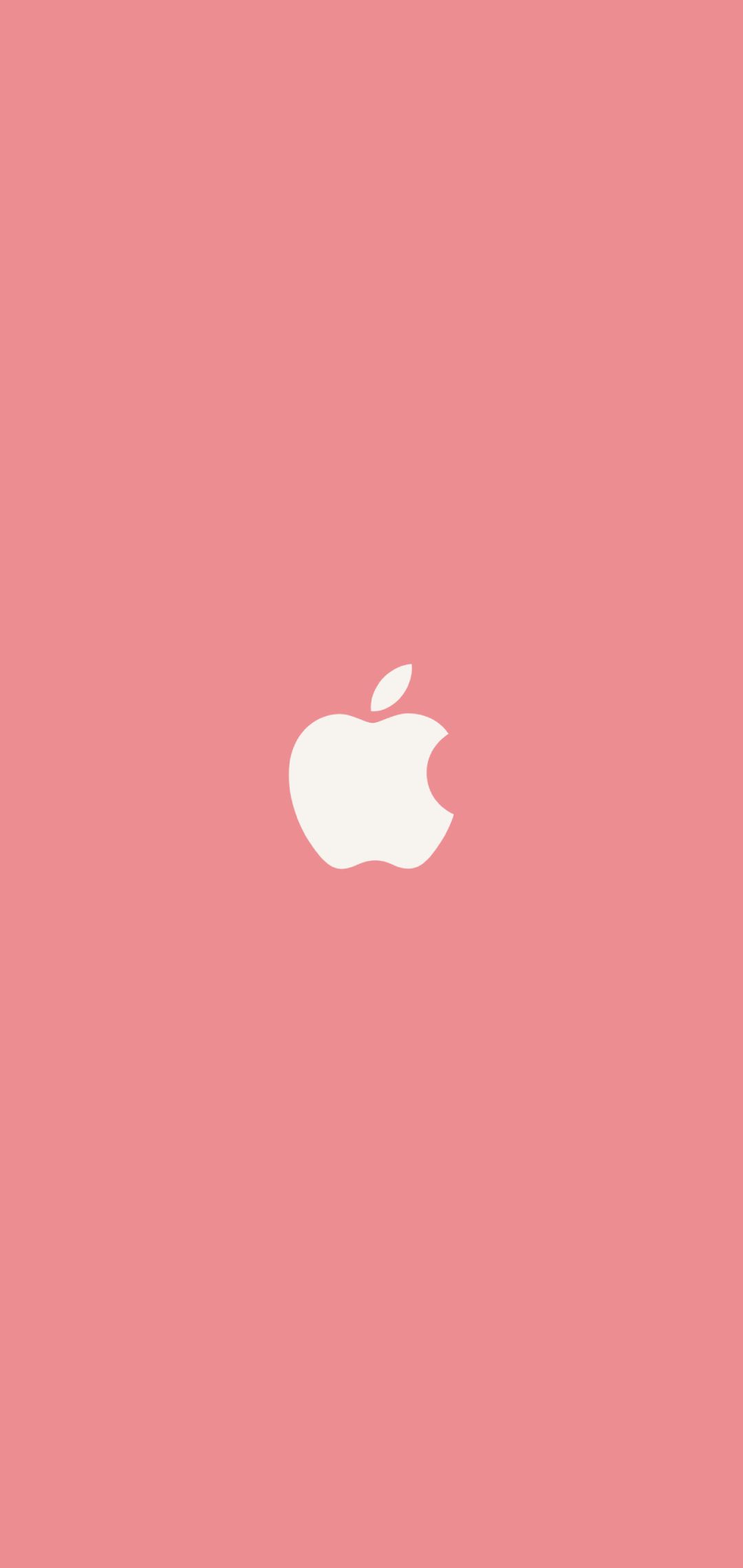 可愛いパステルピンク アップルのロゴ Zenfone Max Pro M2 スマホ壁紙 待ち受け スマラン