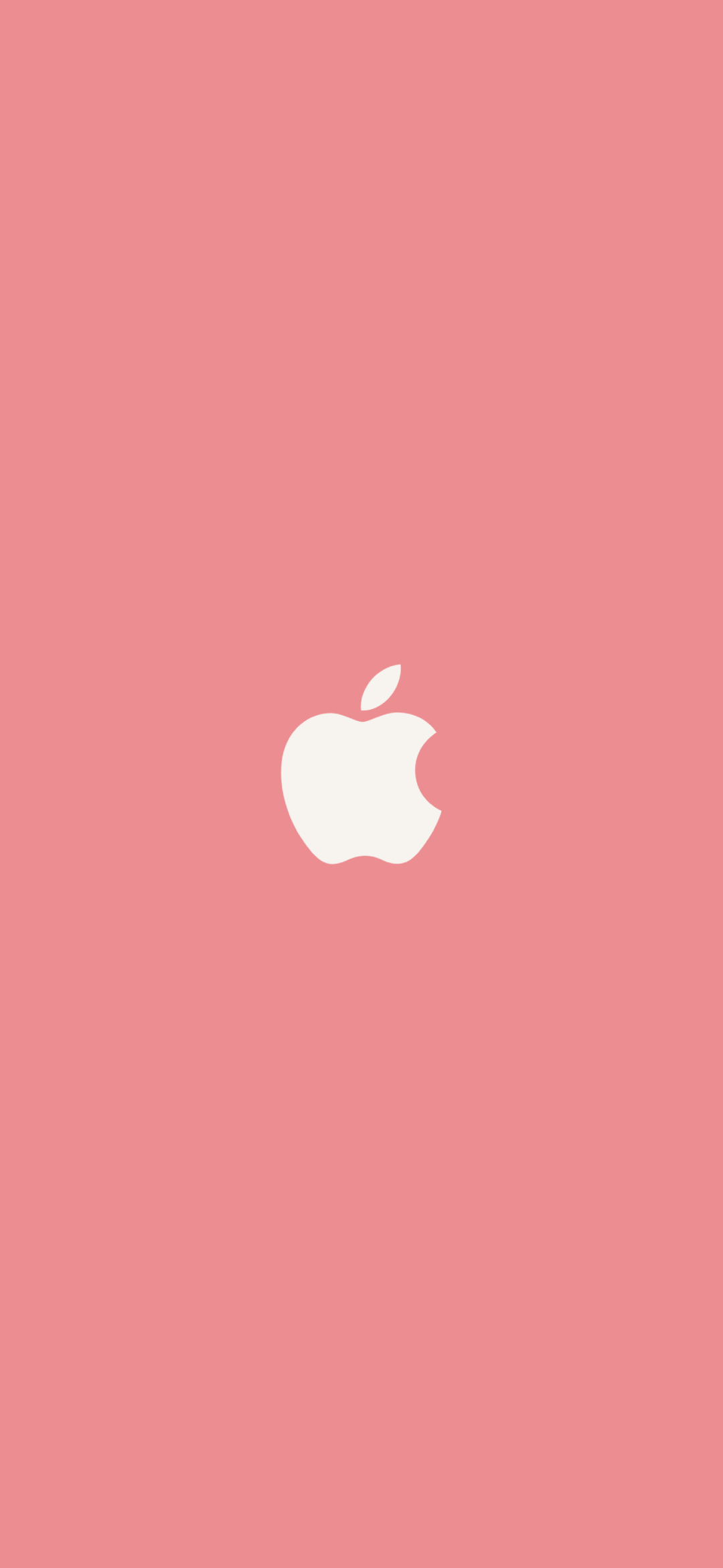 可愛いパステルピンク アップルのロゴ Iphone 12 Mini 壁紙 待ち受け Sumaran