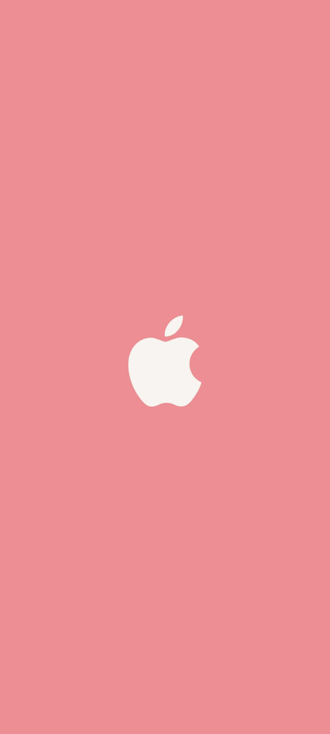 可愛いパステルピンク アップルのロゴ Galaxy A51 5g 壁紙 待ち受け スマラン