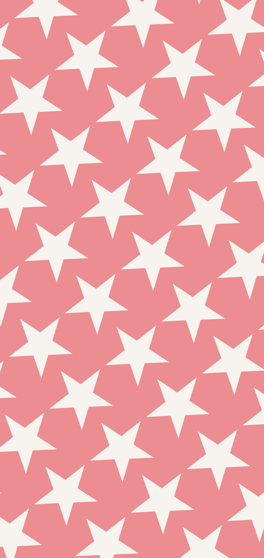 可愛いパステルピンク 星のロゴ Oppo R15 Pro 壁紙 待ち受け スマラン