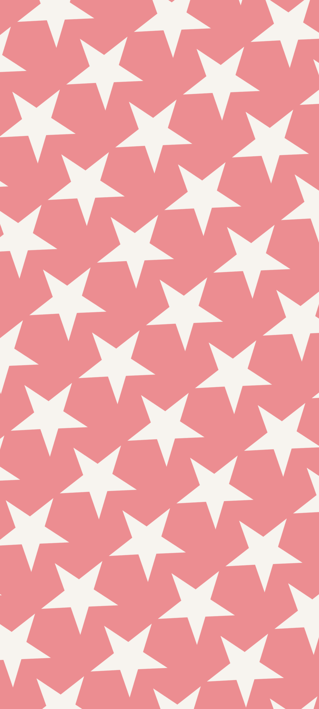 可愛いパステルピンク 星のロゴ Redmi Note 9s 壁紙 待ち受け Sumaran