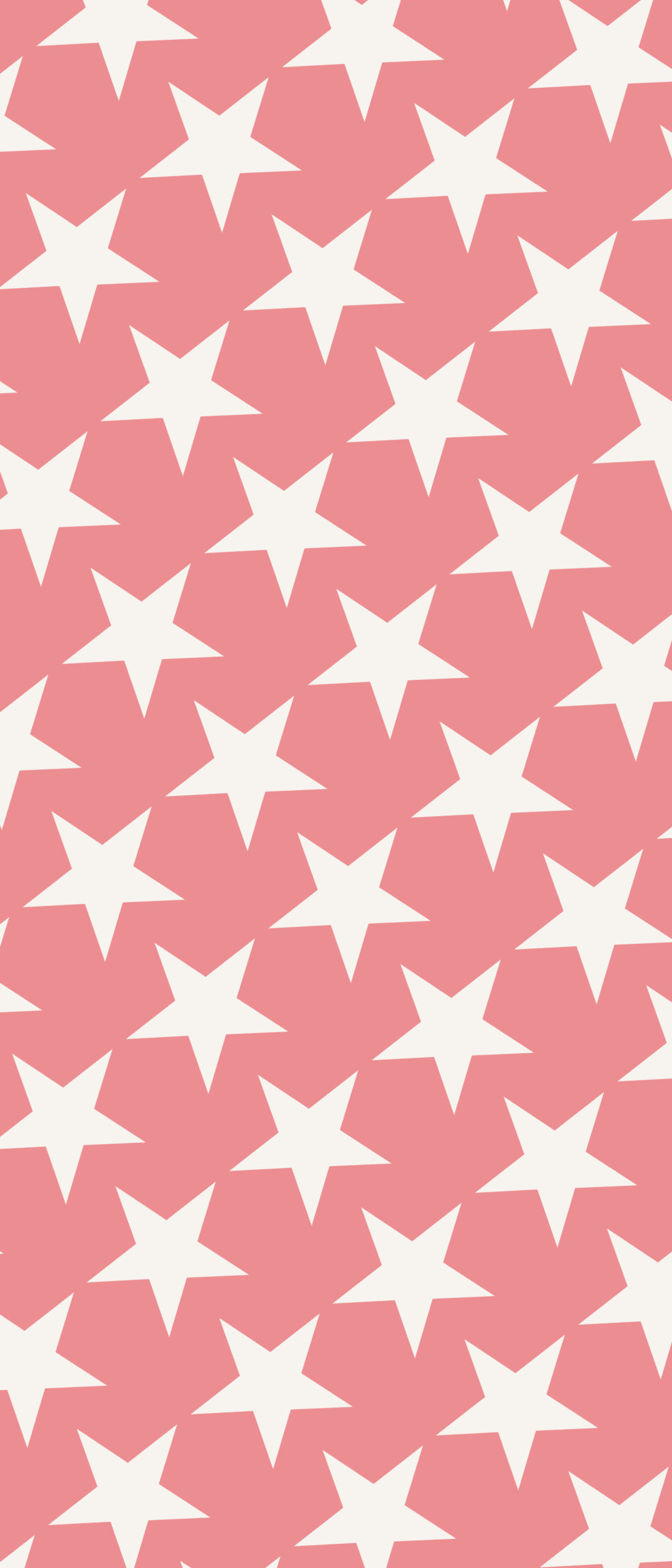 可愛いパステルピンク 星のロゴ Xperia 8 Lite スマホ壁紙 待ち受け スマラン